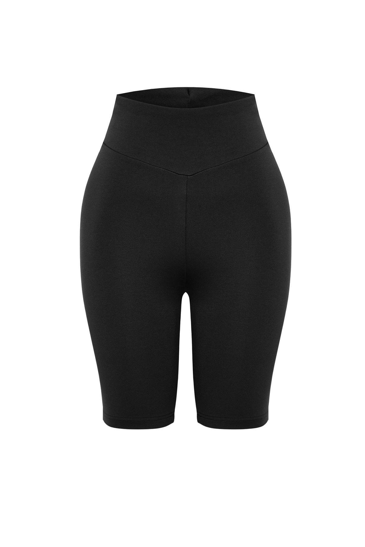 Black High Waist Leggings, , large image number 4
