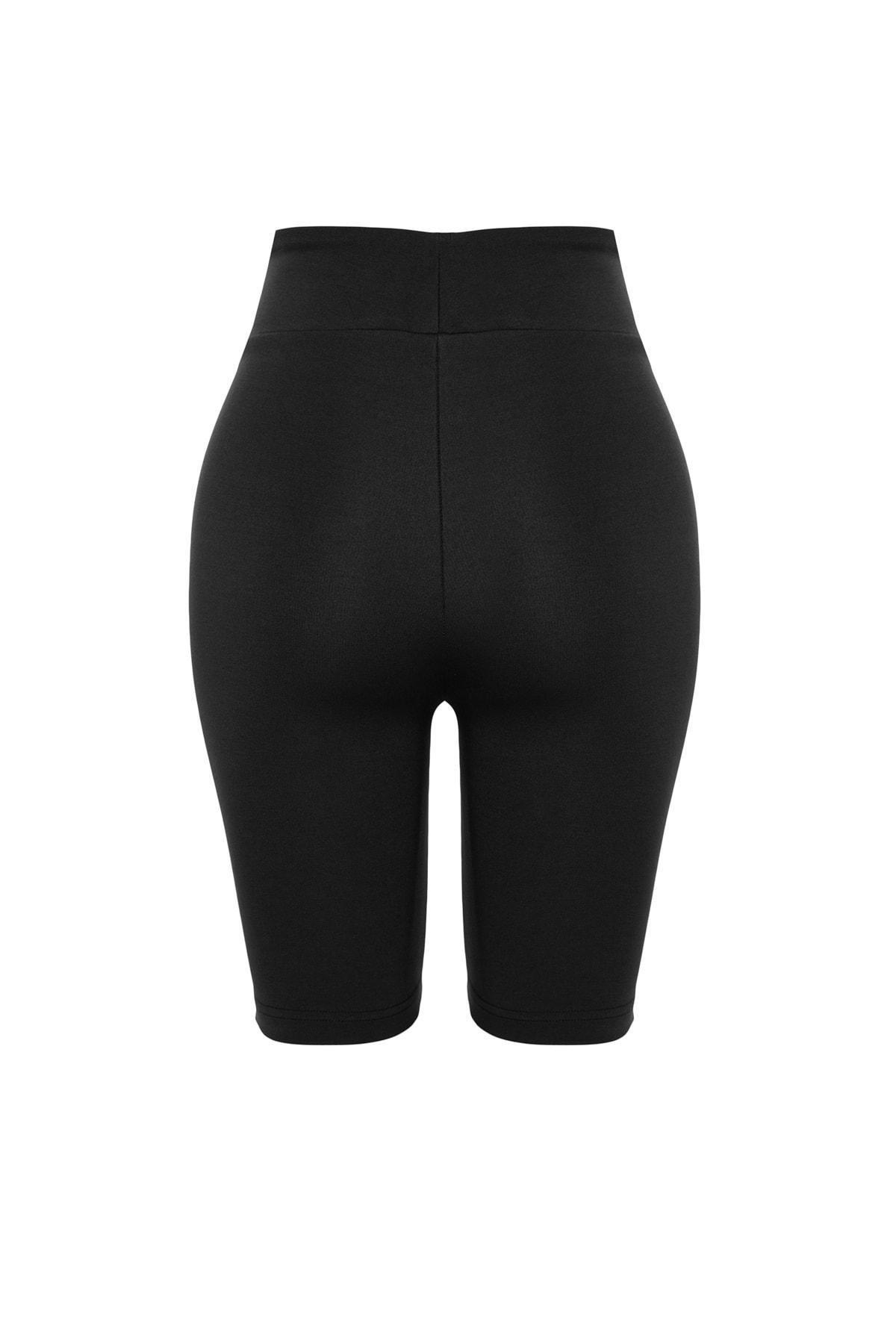 Black High Waist Leggings, , large image number 6