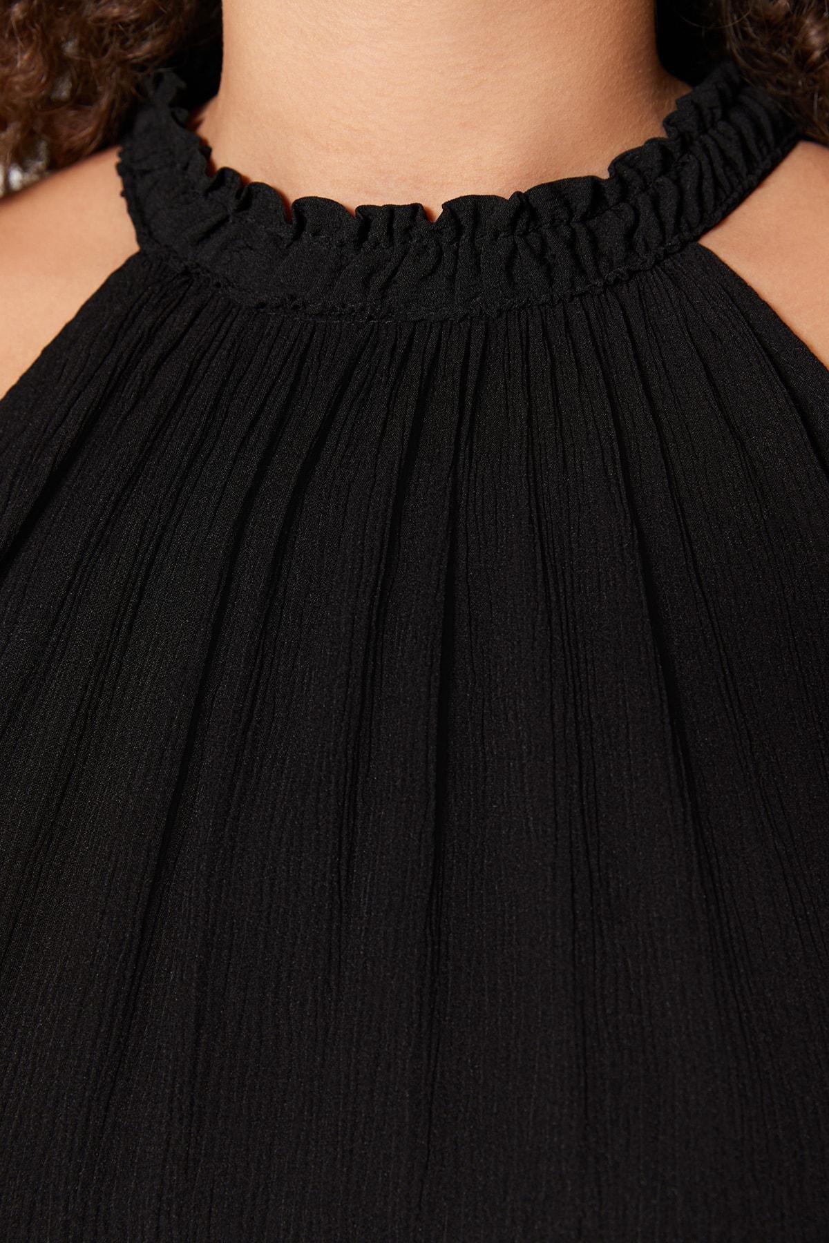 Black A-Line Plus Size Dress, , large image number 2