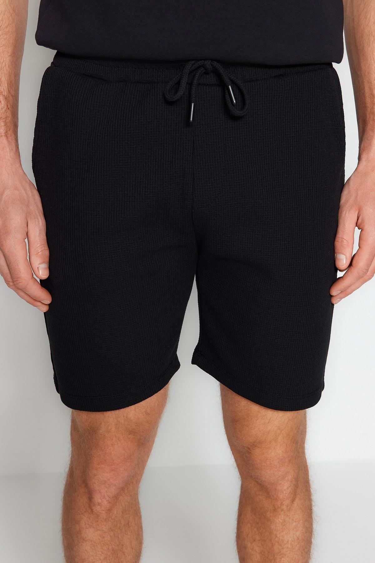 Trendyol - White Mid Waist Shorts