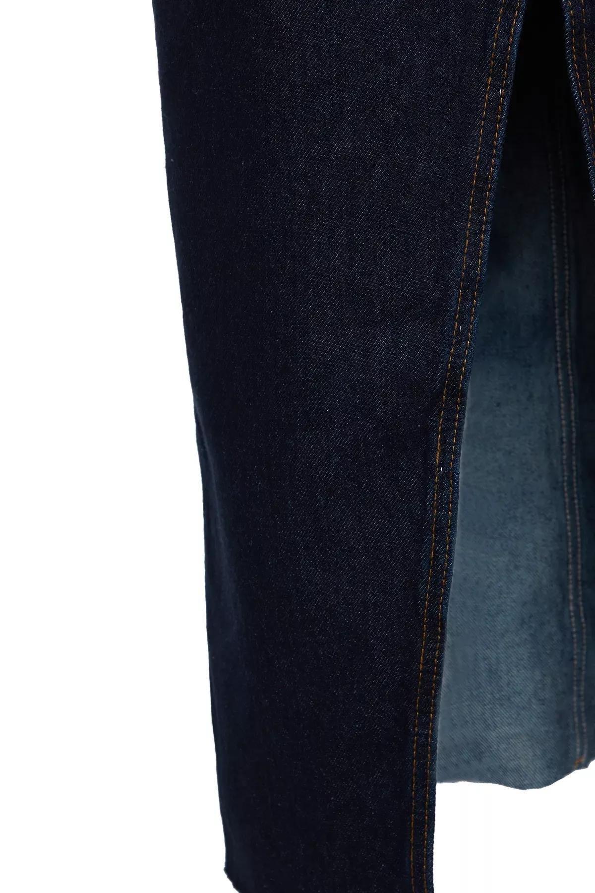 Blue Maxi Skirt, DARK BLUE, large image number 5