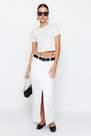 Trendyol - White A-Line Maxi Skirt