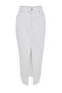 Trendyol - White A-Line Maxi Skirt