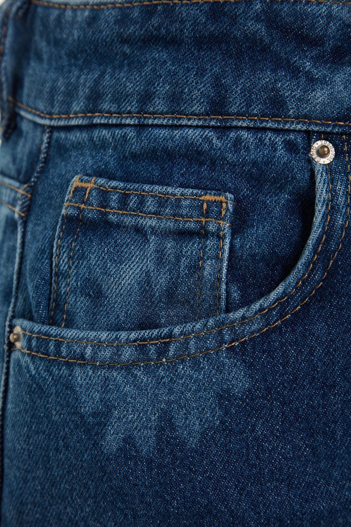 Blue Wide Leg Jeans, , large image number 7