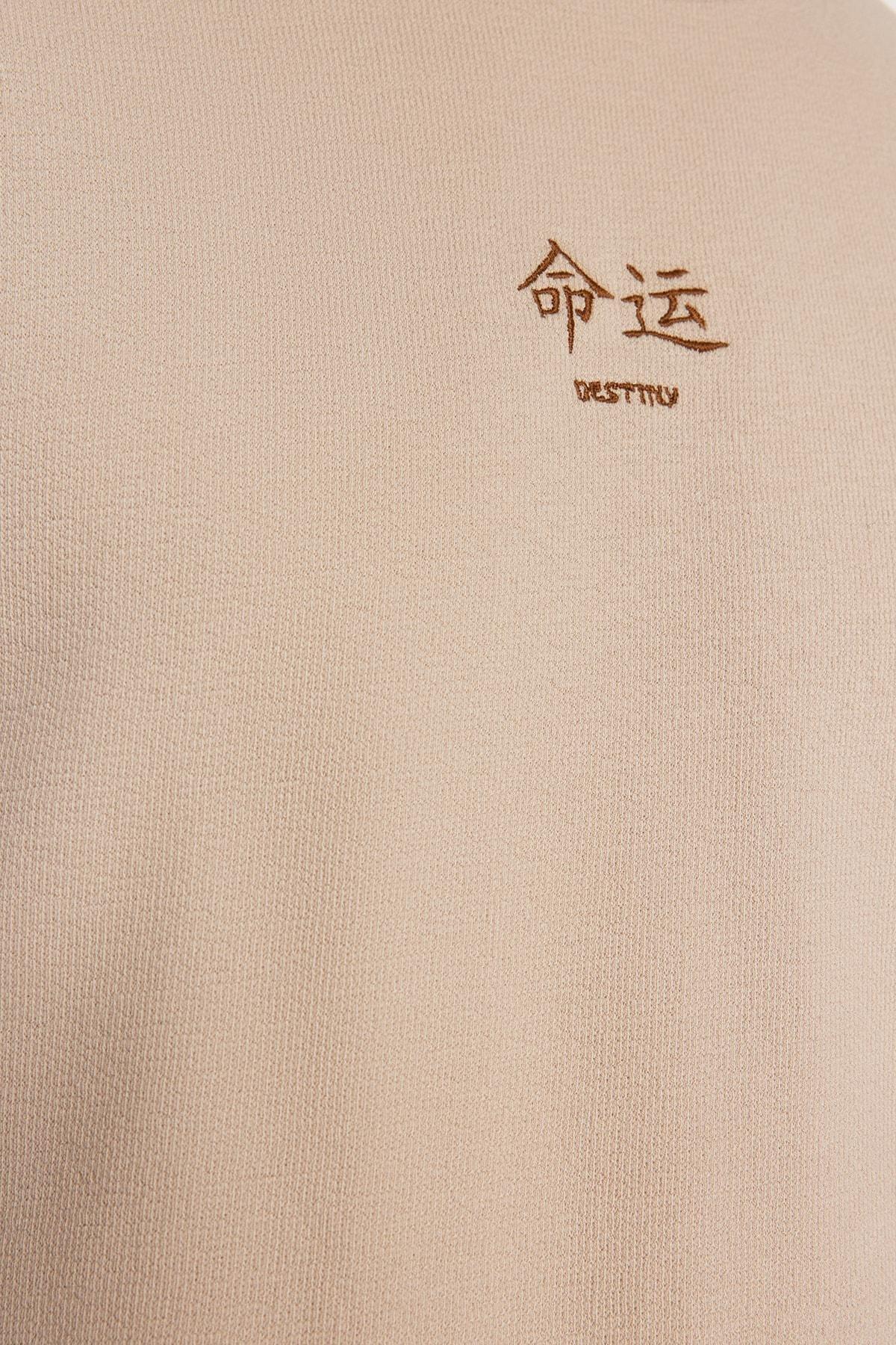 Brown Printed Relaxed T-Shirt, , large image number 4
