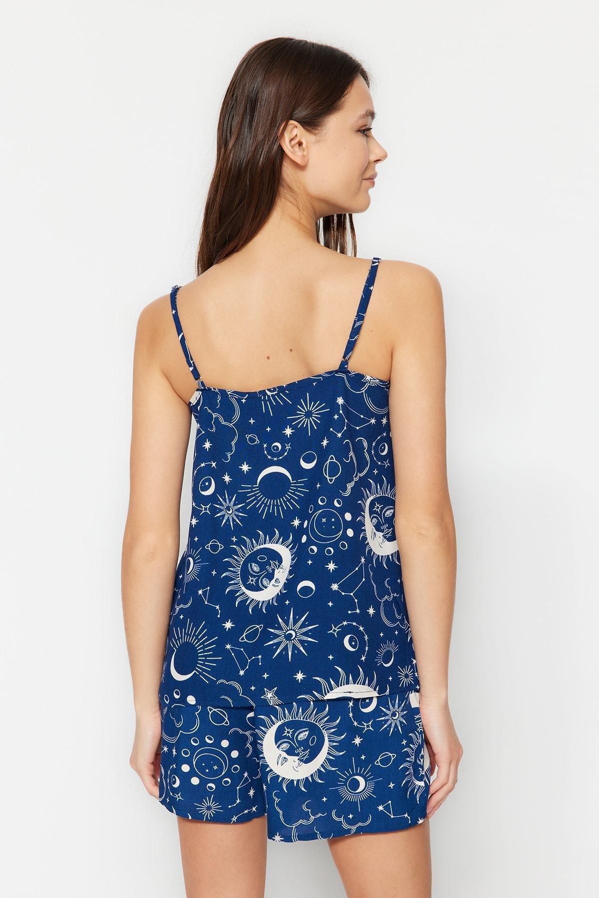 Blue Graphic Pyjamas Set, , large image number 11