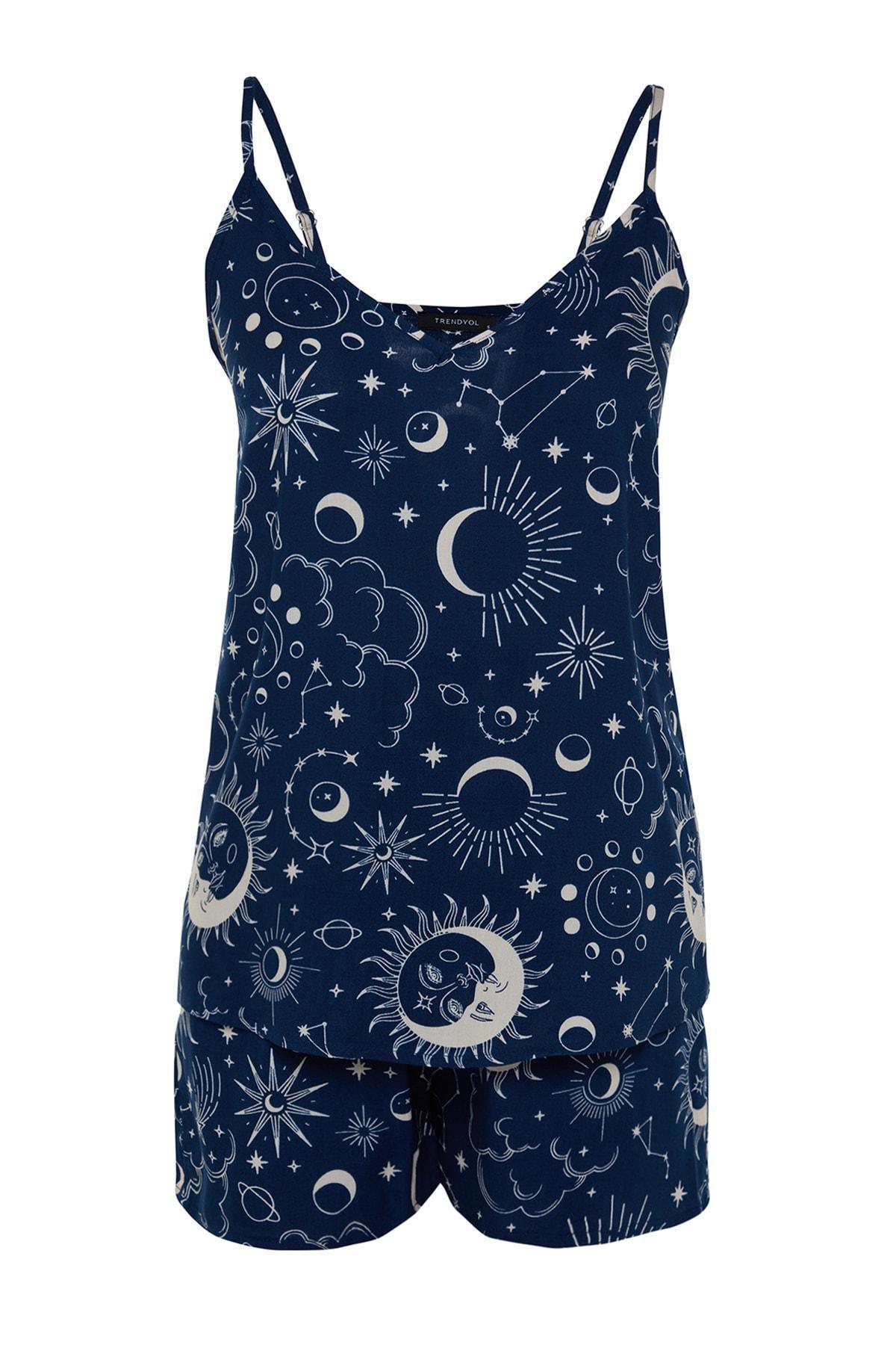 Blue Graphic Pyjamas Set, , large image number 13