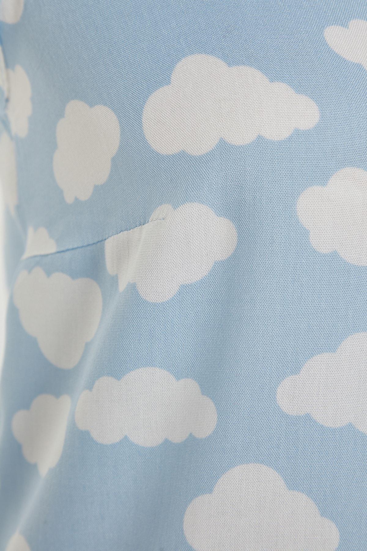 Blue Graphic Pyjamas Set, , large image number 14
