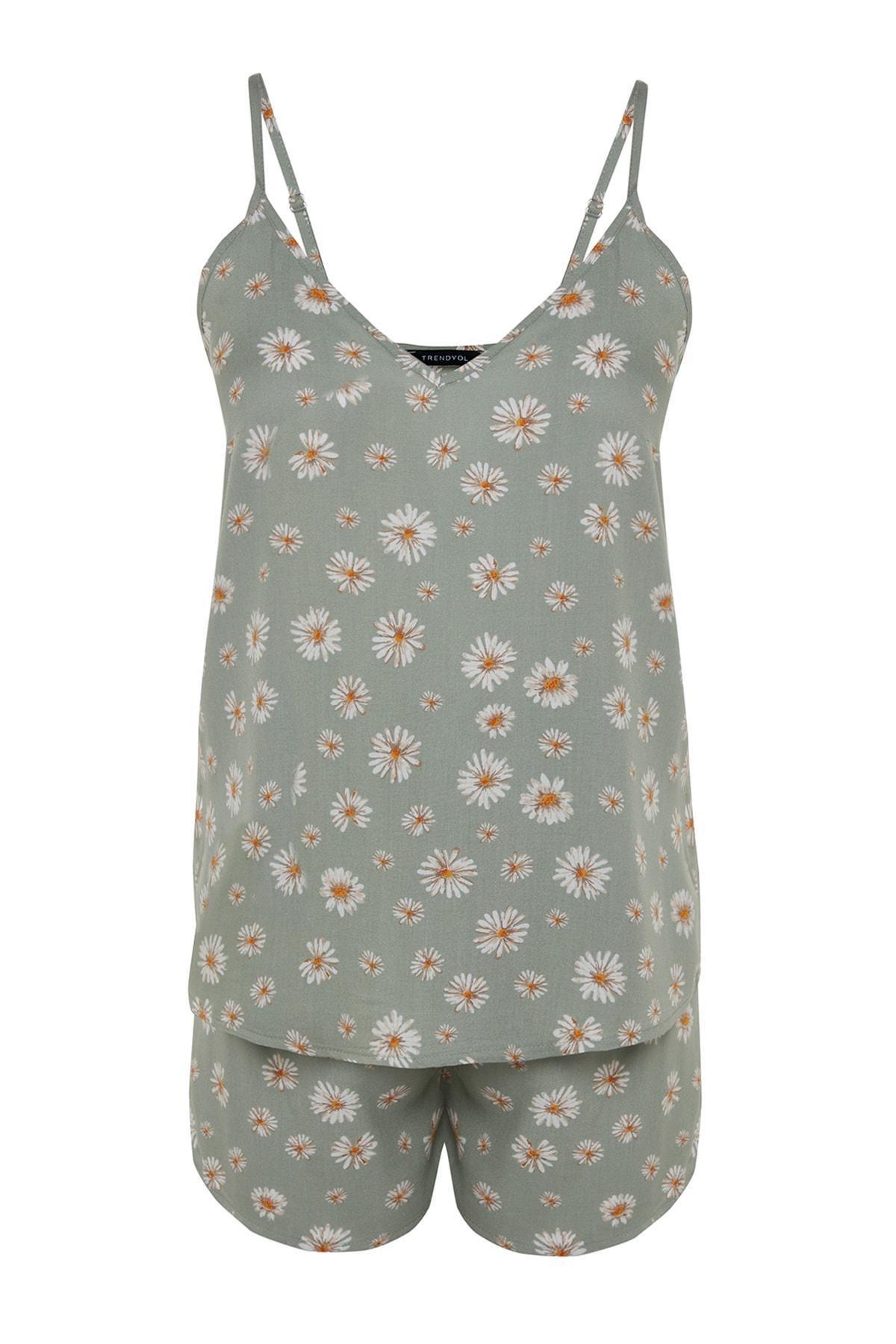 Green Graphic Pyjamas Set, , large image number 10