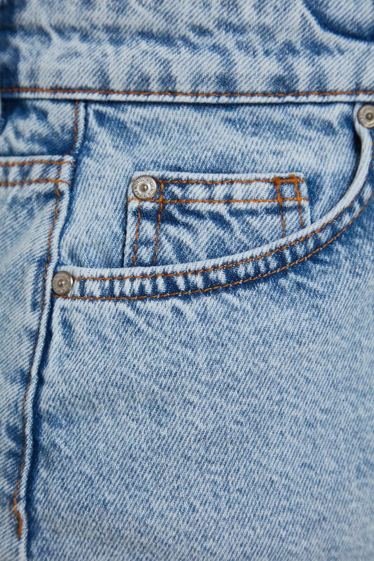 Blue A-Line Mini Skirt, , large image number 7