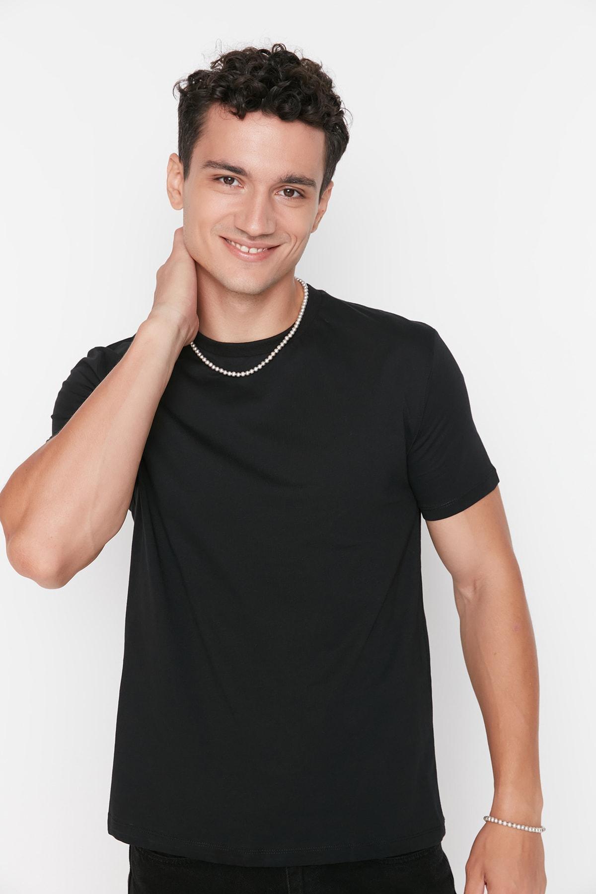 Multicolour Slim T-shirt, Set Of 3, , large image number 14