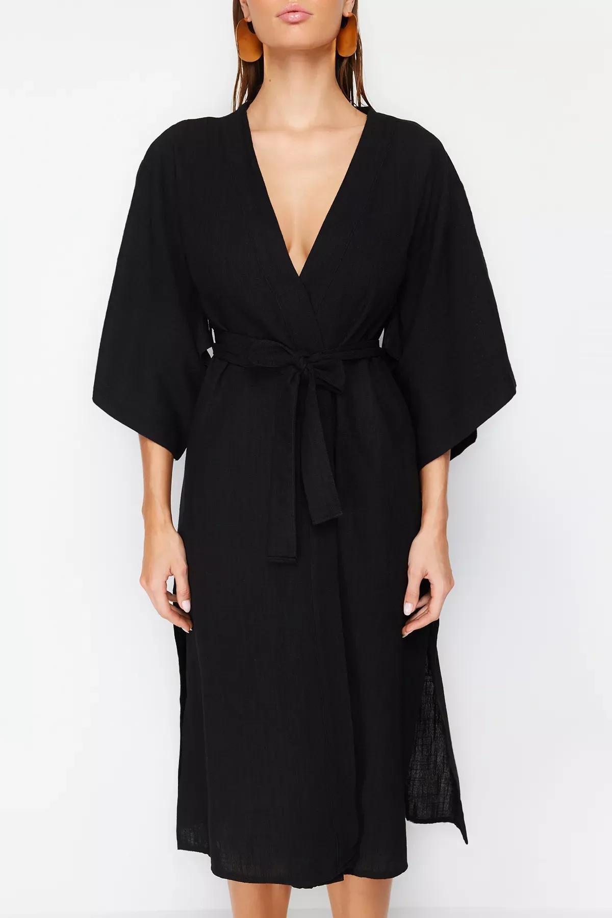 Black Women Kimono, C101_2094, large image number 3