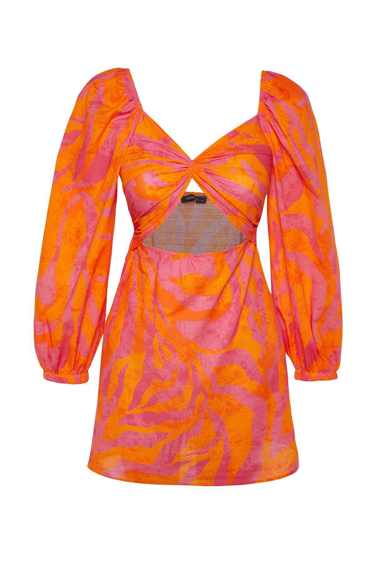 Multicolour Colour block Sweetheart Neckline Dress, , large image number 13