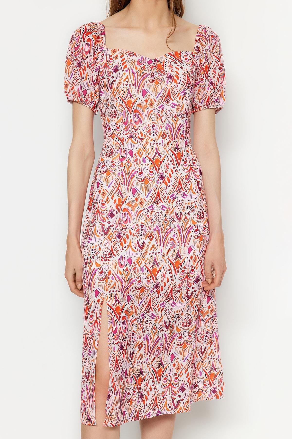 Pink A-Line Sweetheart Neckline Dress, , large image number 3