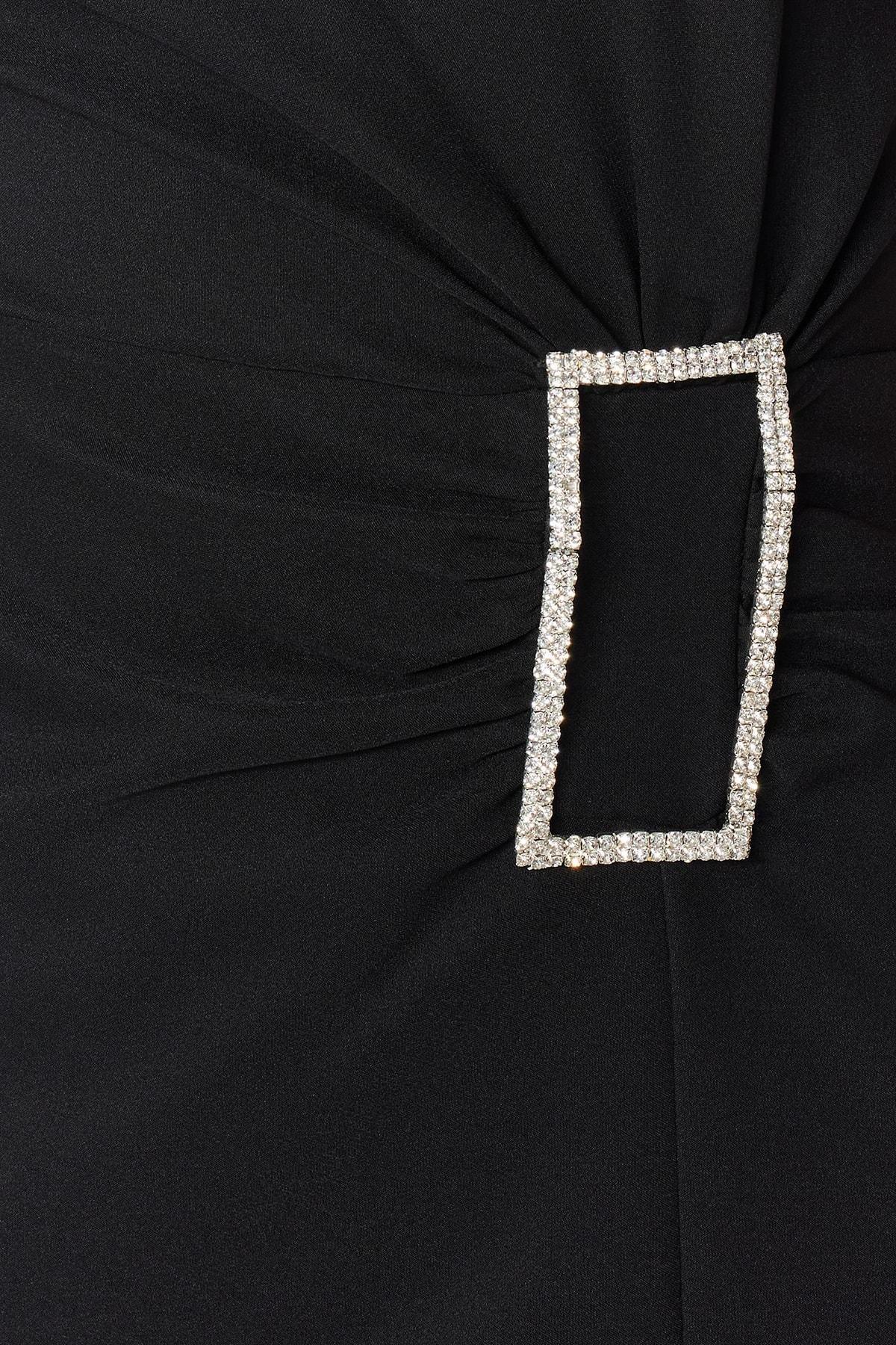 Black Shift Occasionwear Dress, , large image number 4