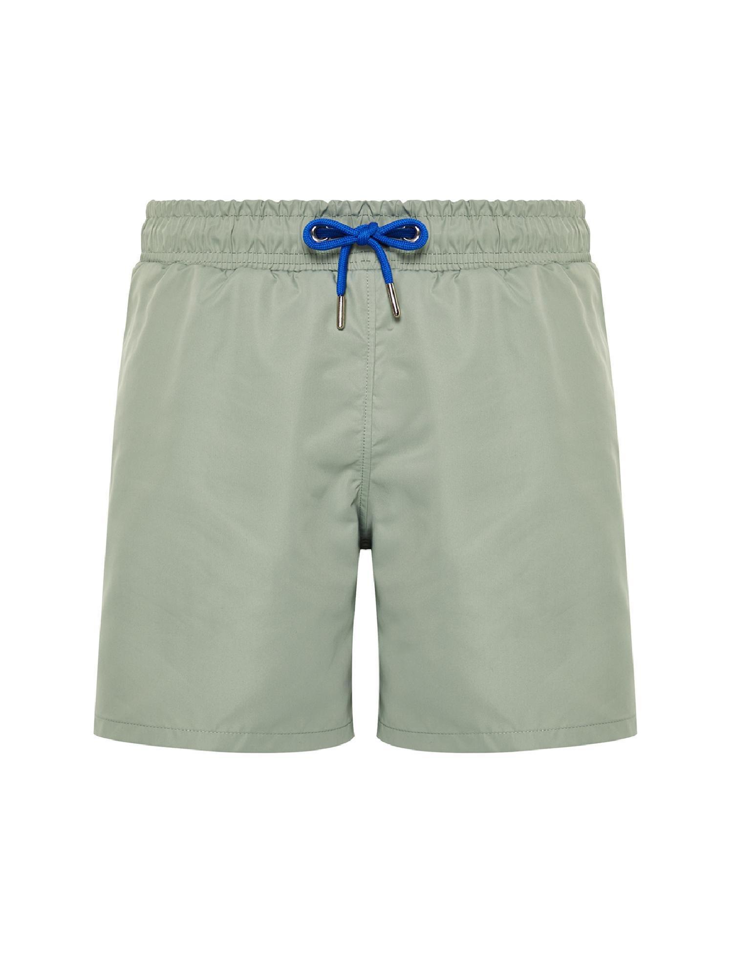 Grey Plain Swimwear Shorts, , large image number 0