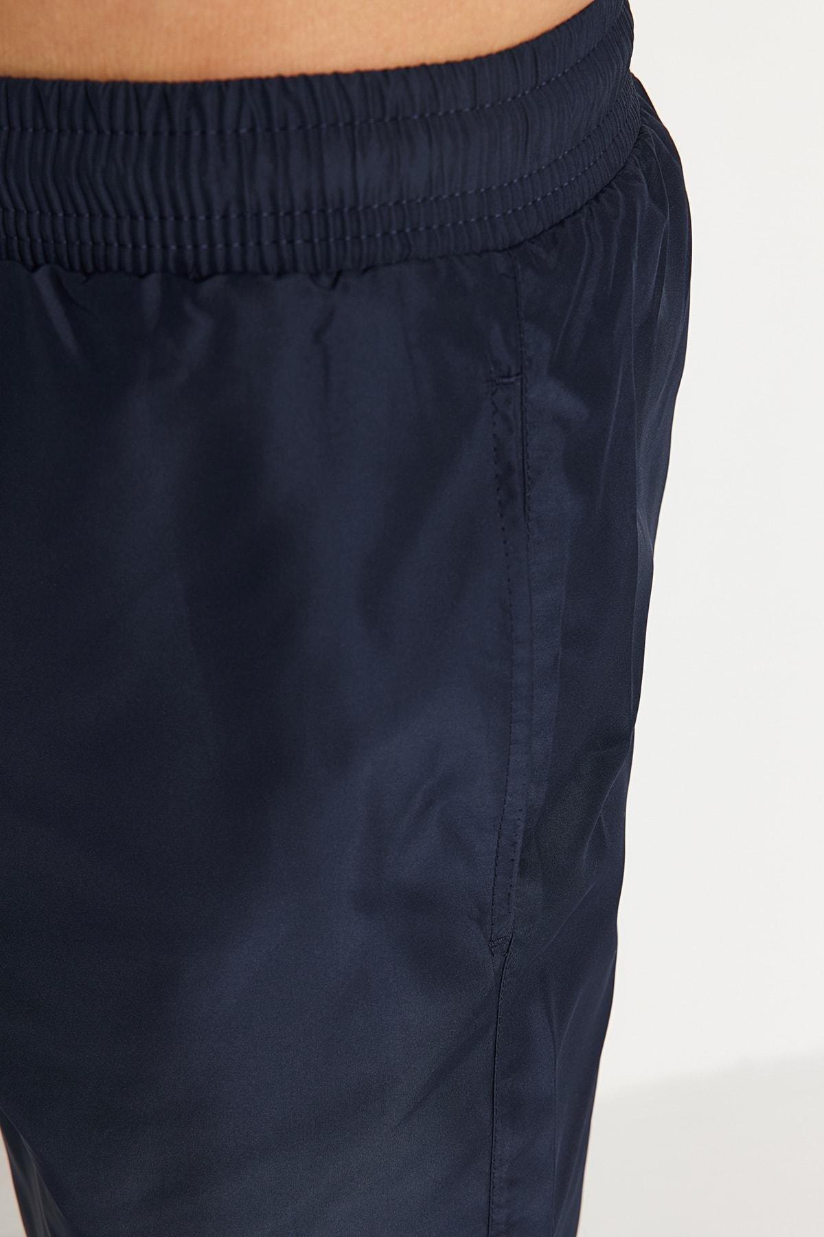 Blue Basic Standard Size Beach Shorts, , large image number 4
