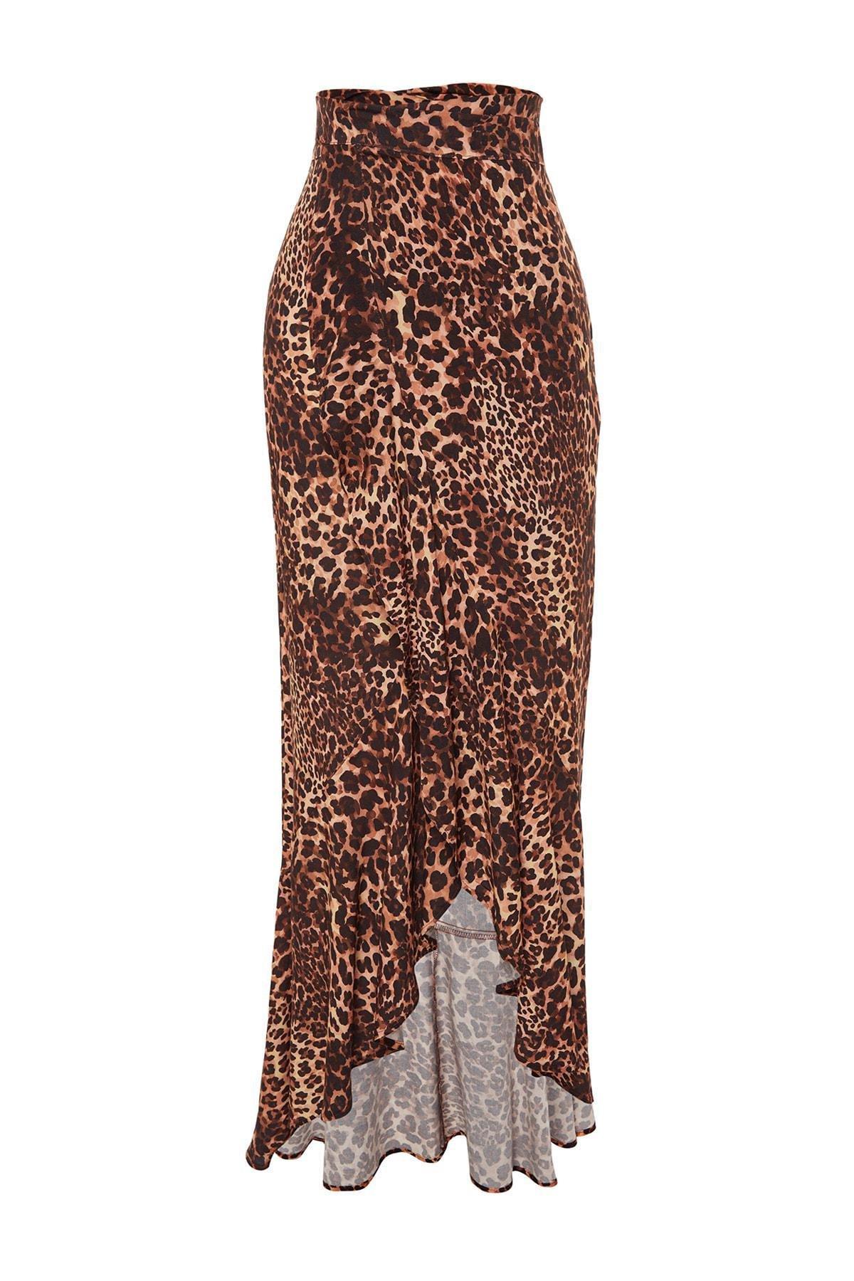 Multicolour Ruffle Hem Maxi Skirt, , large image number 6