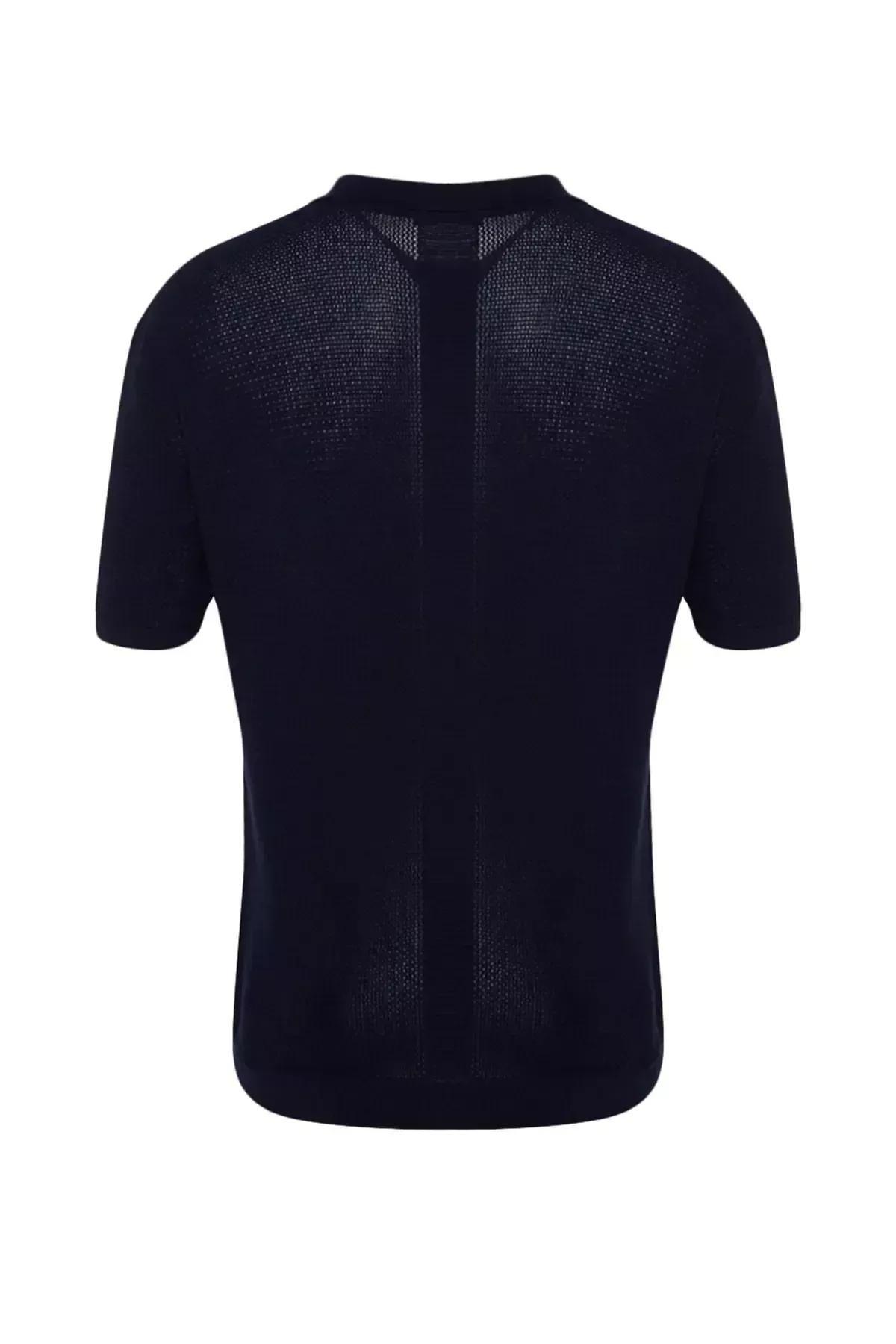 Navy Ajoure Polo T-Shirt, , large image number 7