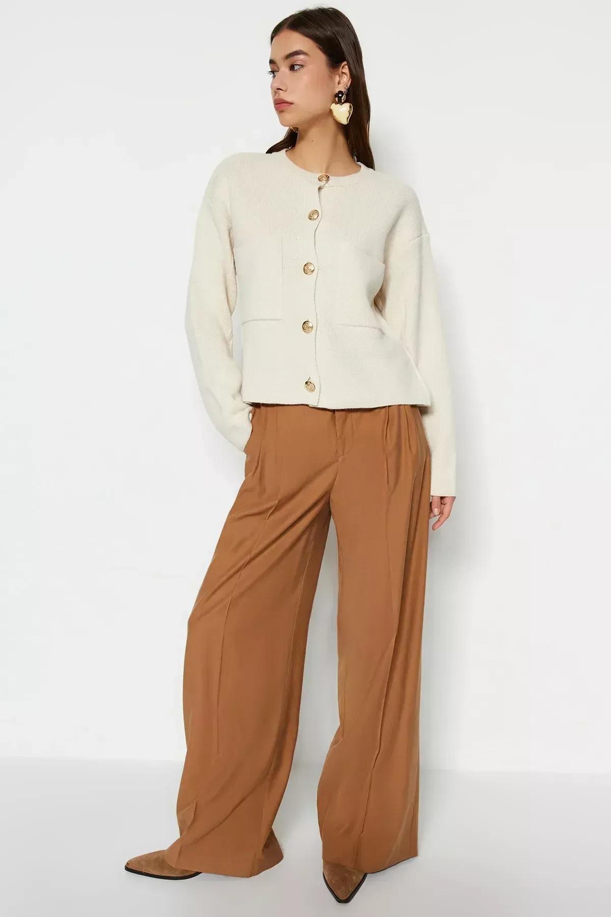 Ecru Regular Cardigan, , large image number 2