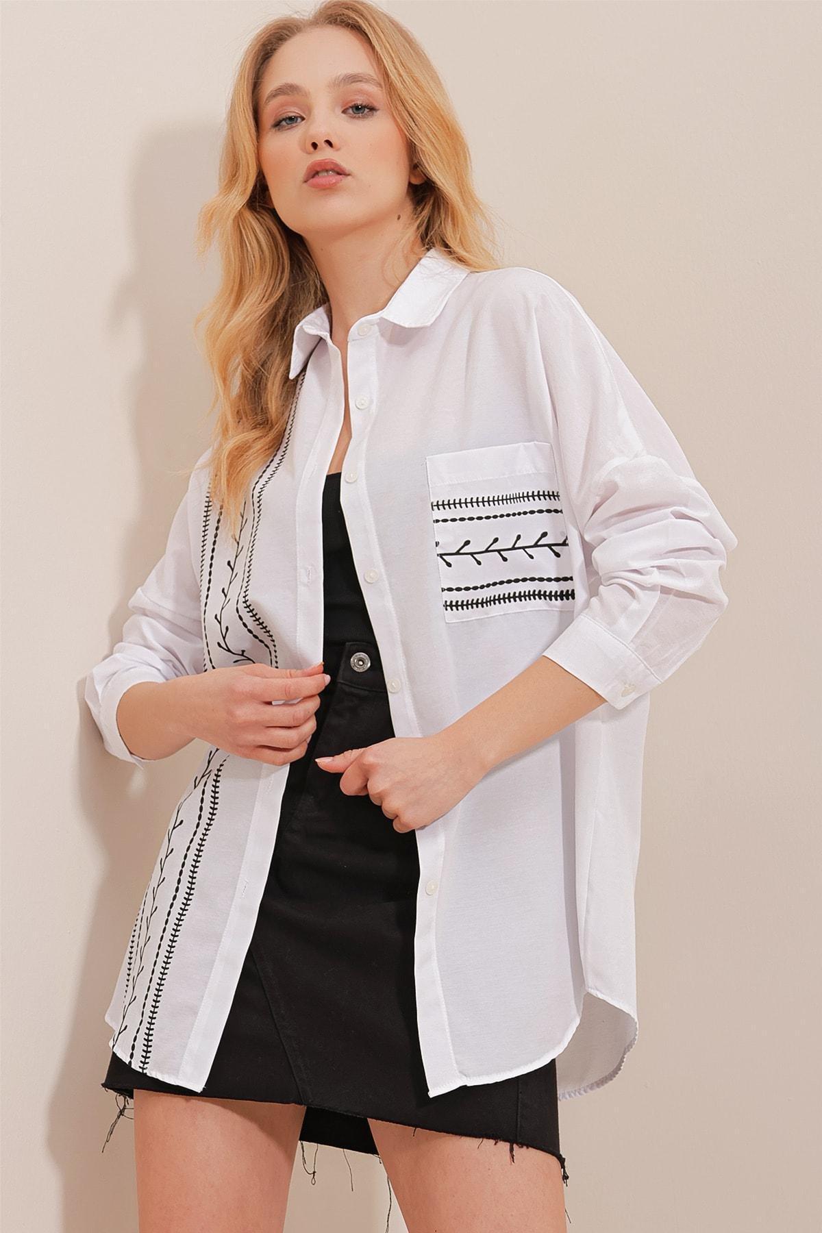 White Shirt Collar Shirt, , large image number 0
