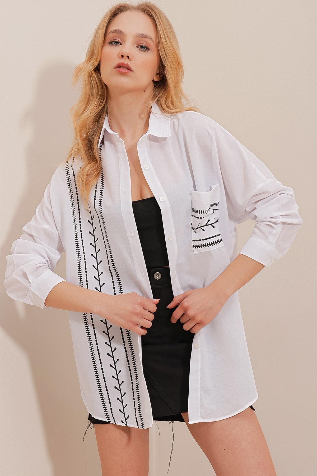 White Shirt Collar Shirt, , large image number 2