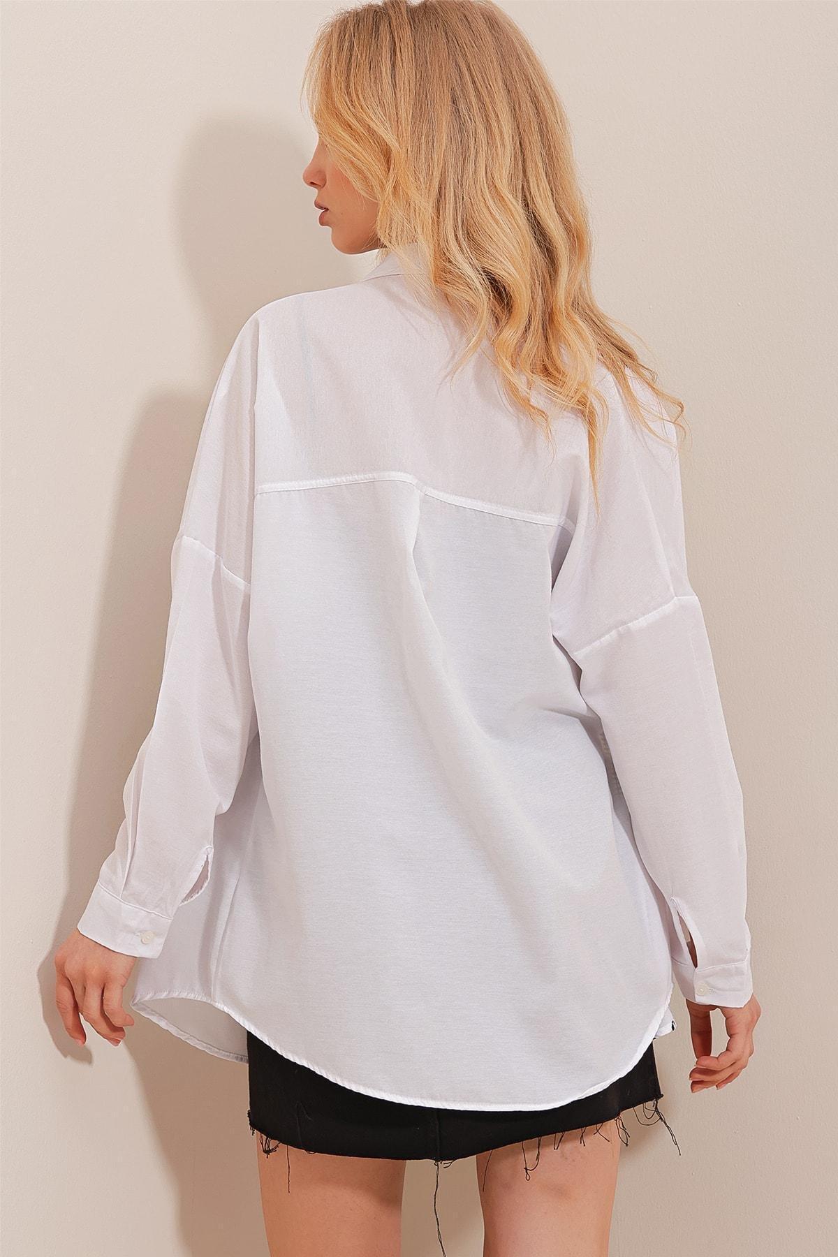 White Shirt Collar Shirt, , large image number 3