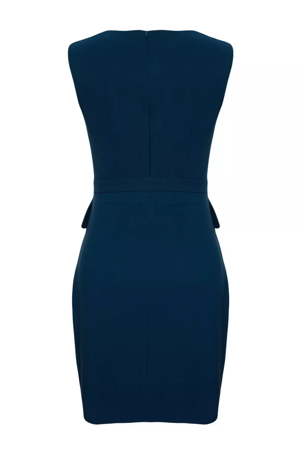 Blue Bodycon Dress, Oil, large image number 6