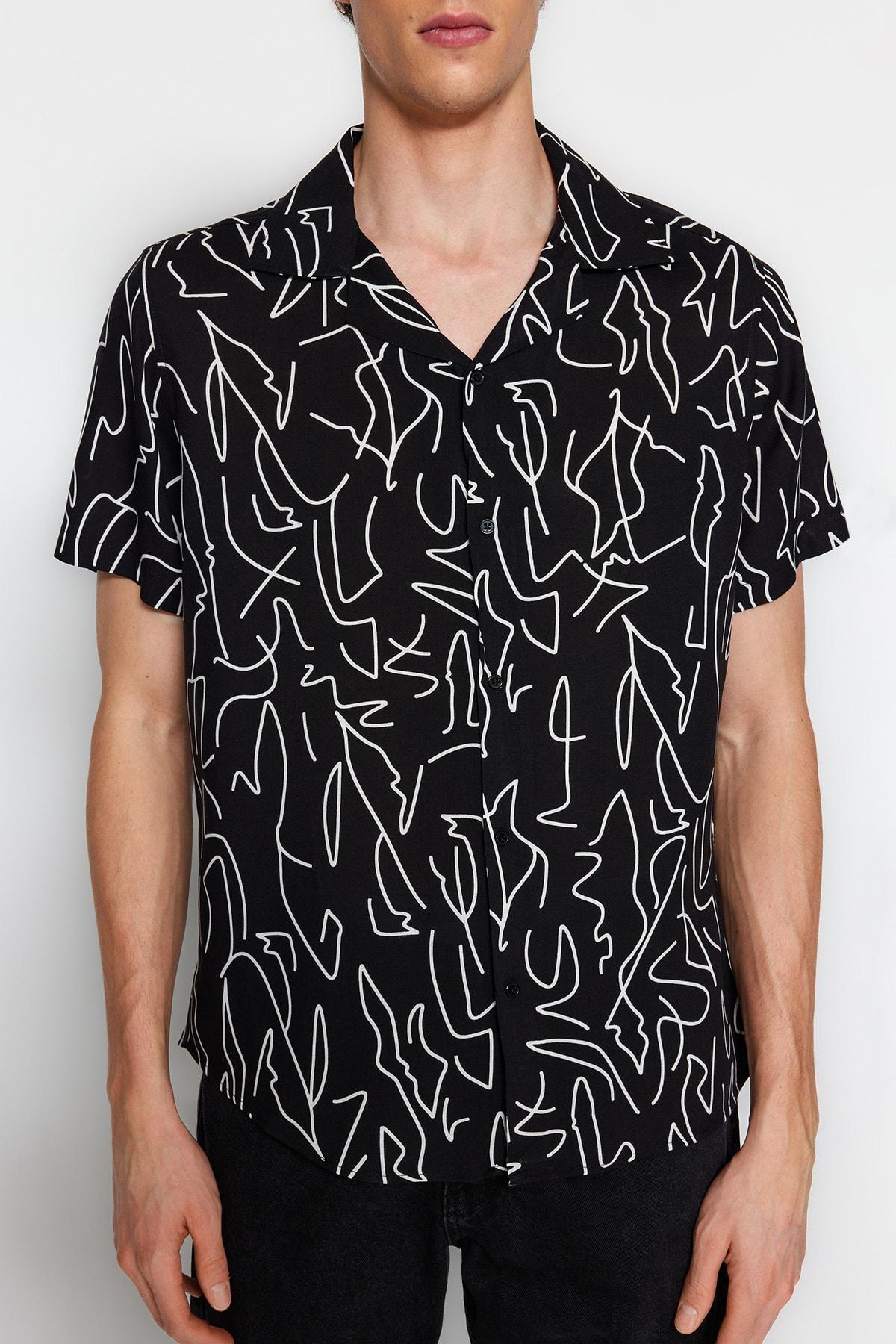 Trendyol - Black Regular Shirt