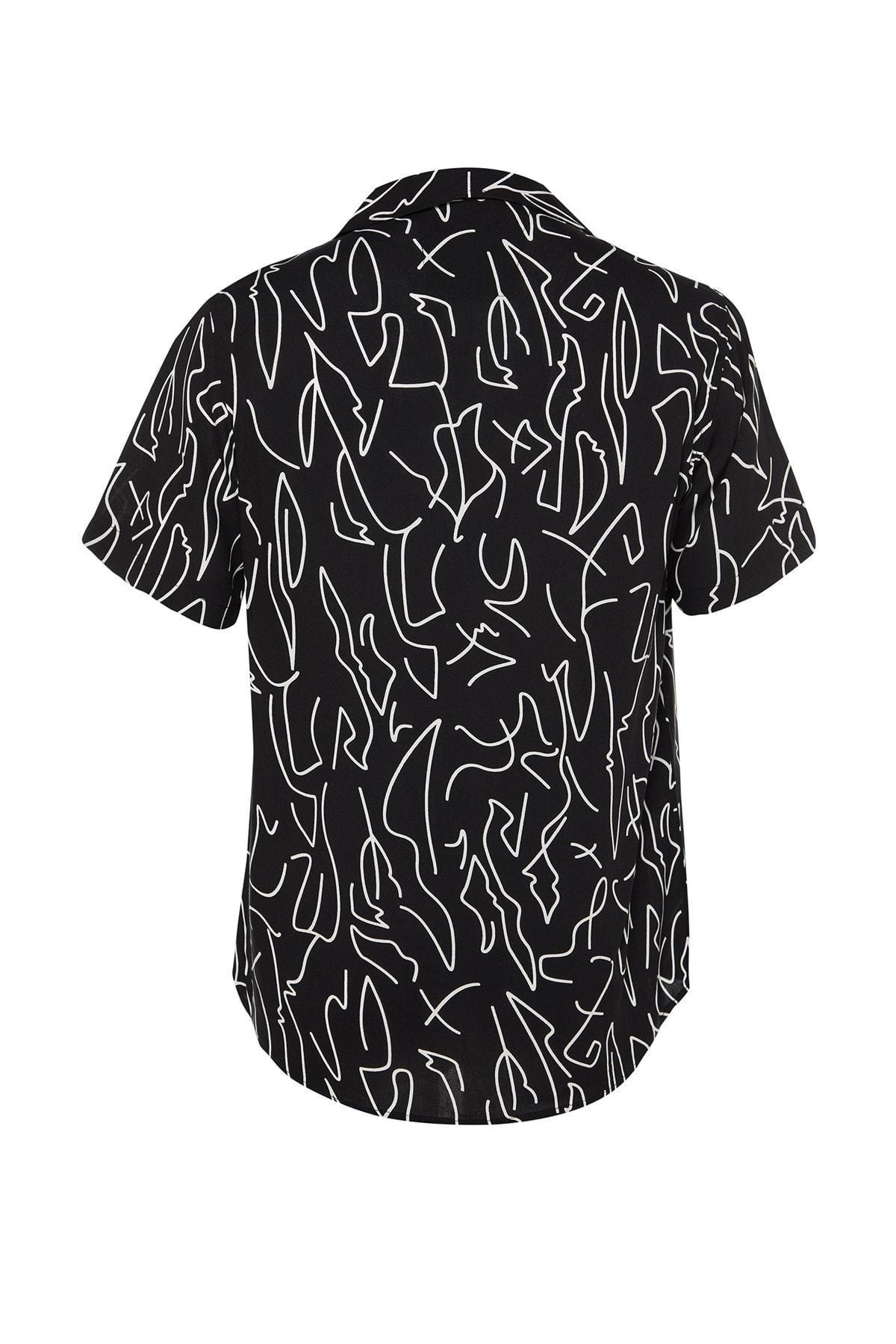 Black Regular Shirt, , large image number 8