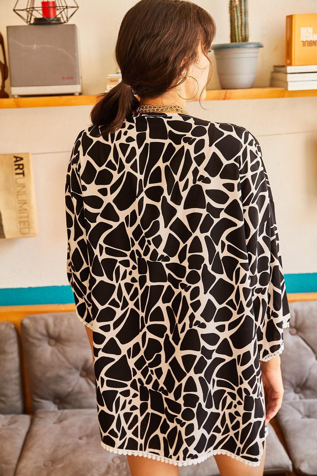 Animal Print Kimono, , large image number 4