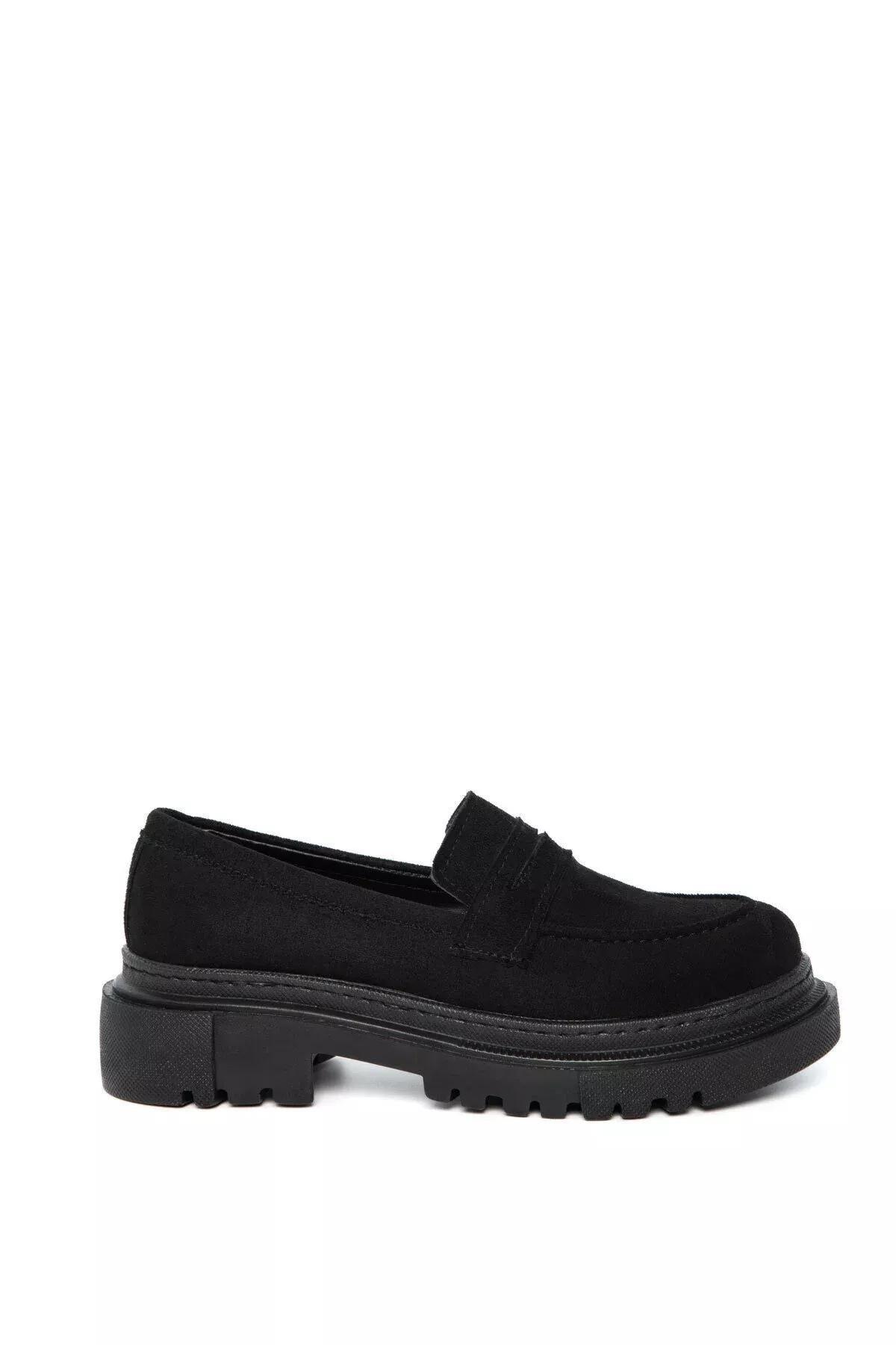 Black Suede Casual Shoes, C101_2531, large image number 4