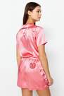 Trendyol - Pink Heart Short Pajama Co-Ord Set
