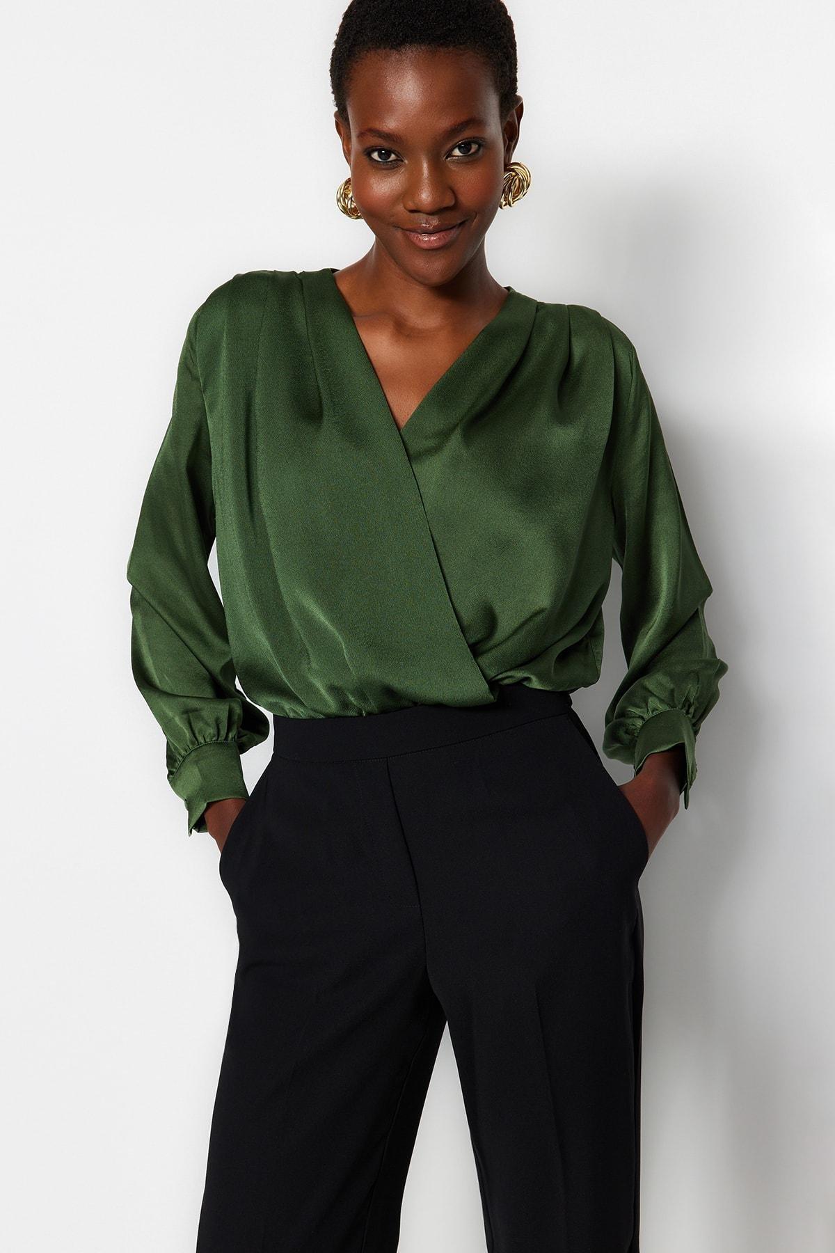 Khaki Woven Body, Khaki, medium