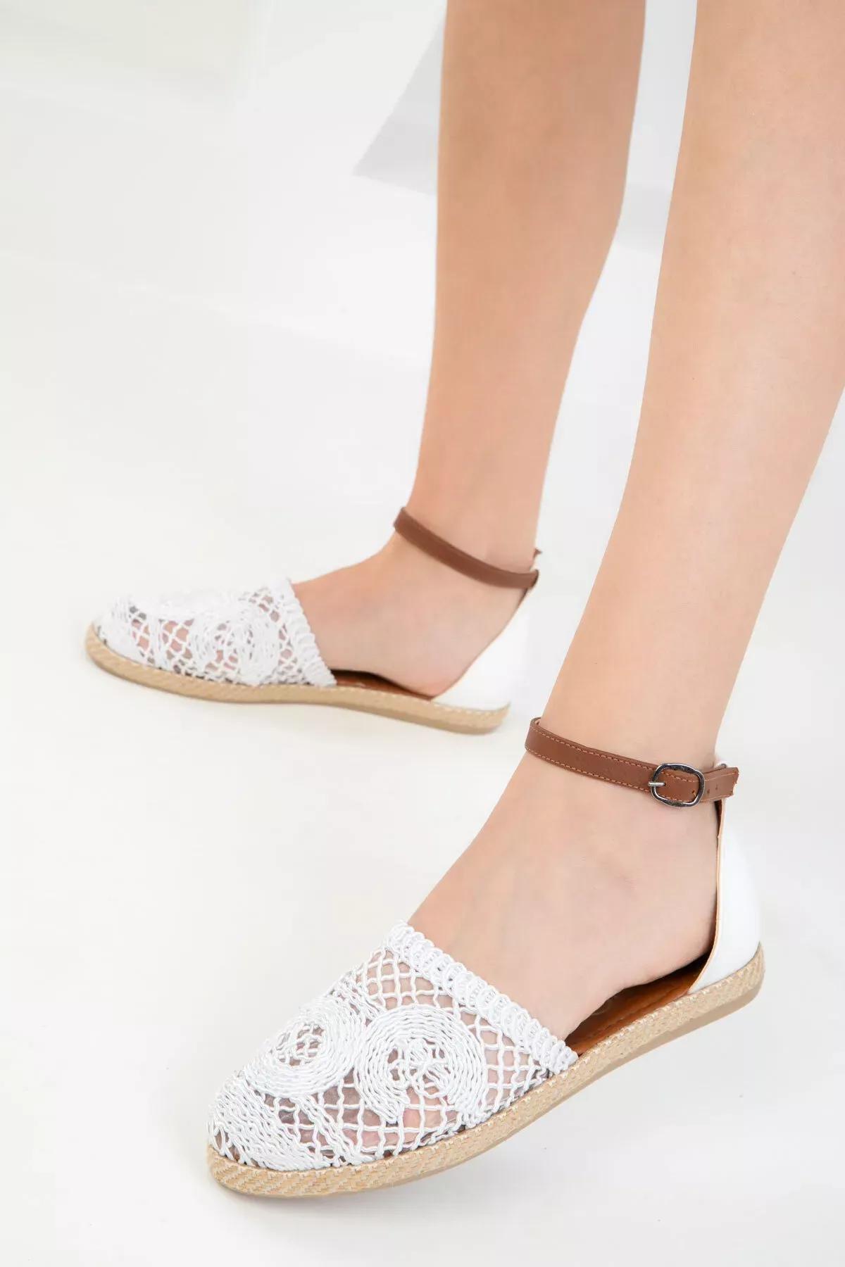 White Sandals, White, large image number 2