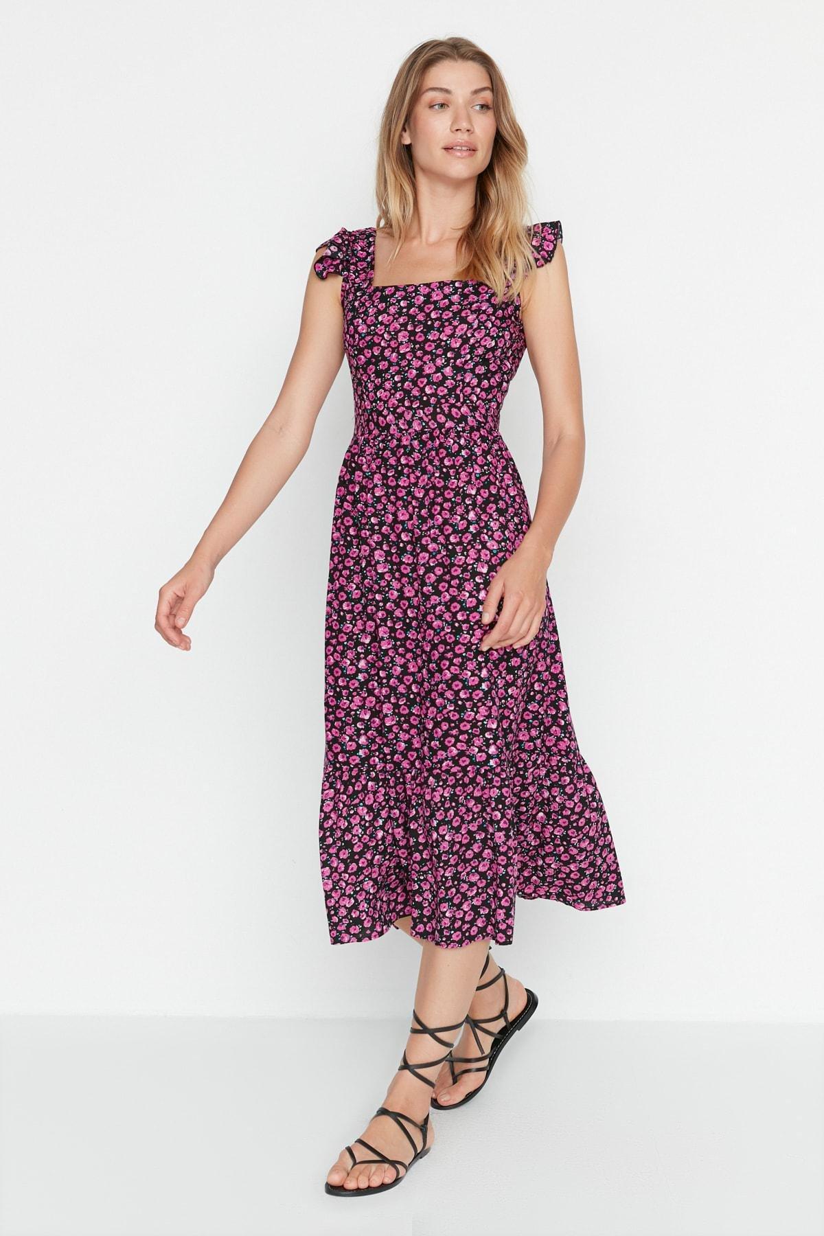 Multicolour A Line Dress, , large image number 0
