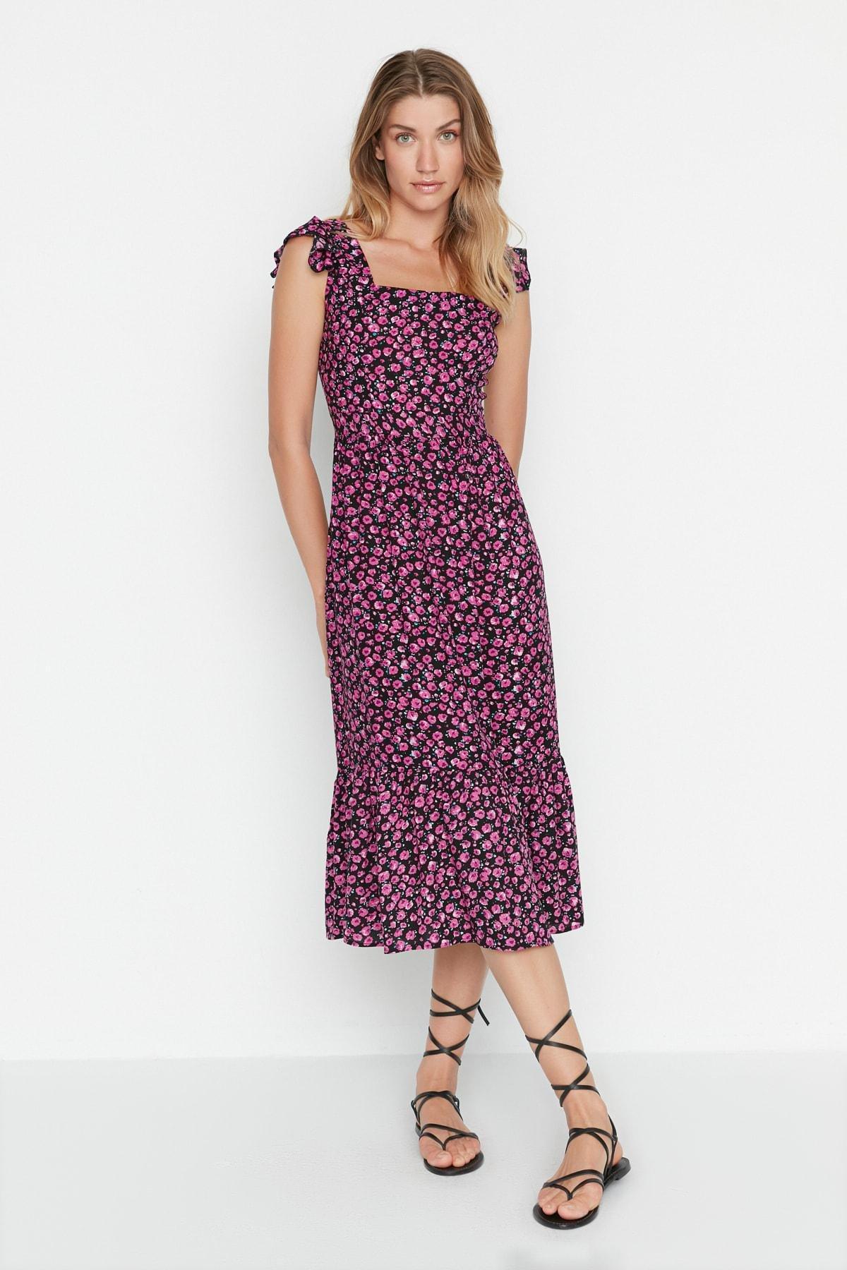 Multicolour A Line Dress, , large image number 2