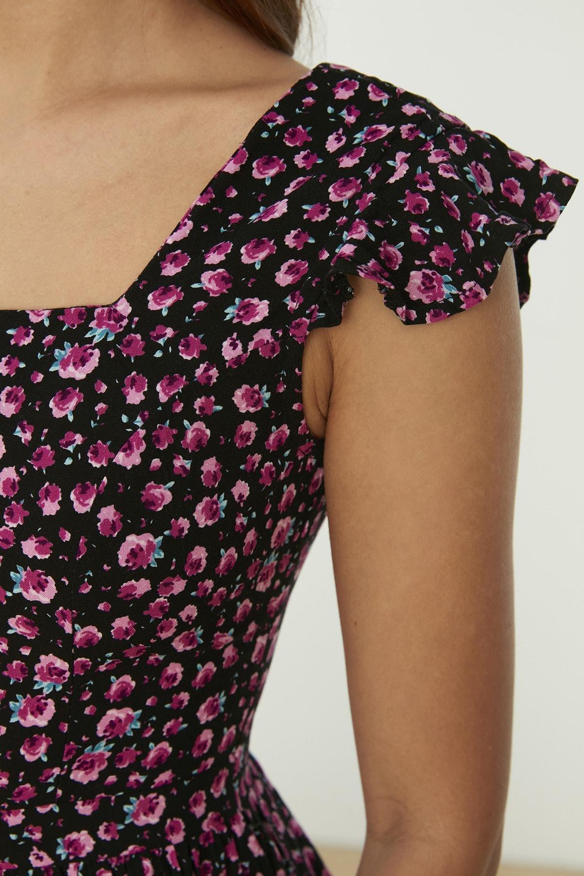 Multicolour A Line Dress, , large image number 3