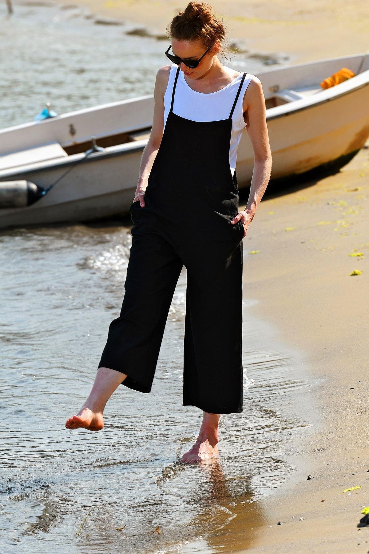 Alacati - Black Cotton Jumpsuit