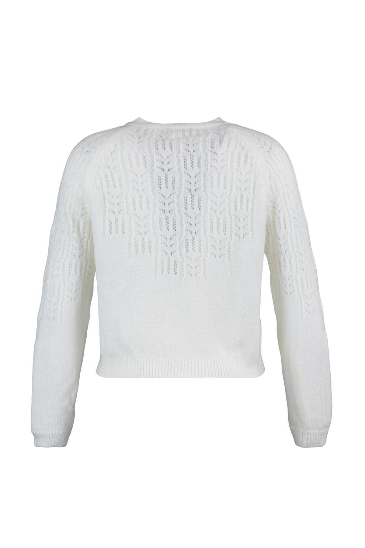 White Regular Cardigan, , large image number 4