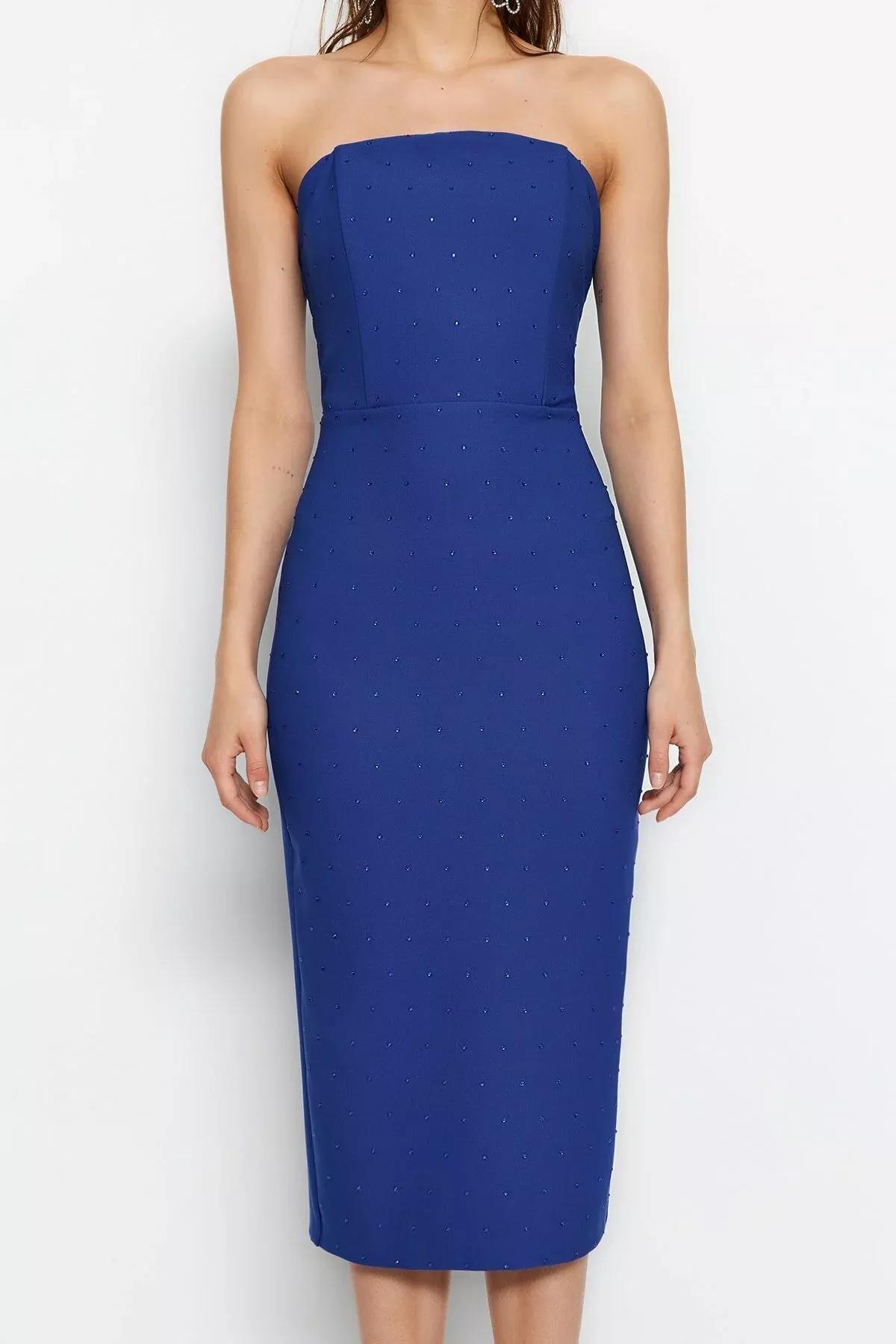 Navy Bodycon Dress, , large image number 3