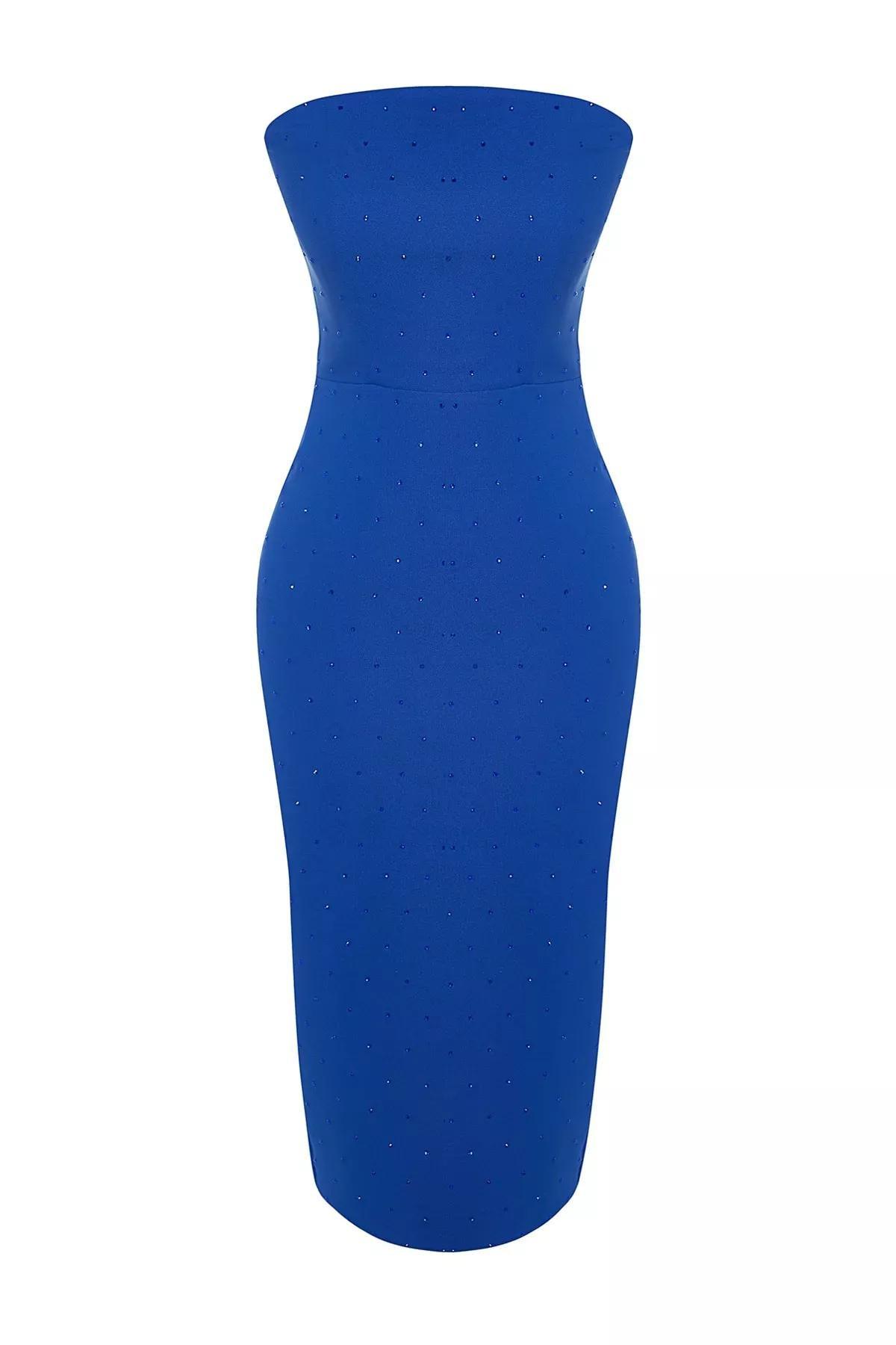 فستان بقصة ضيقة، كحلي, Dark blue, large image number 5