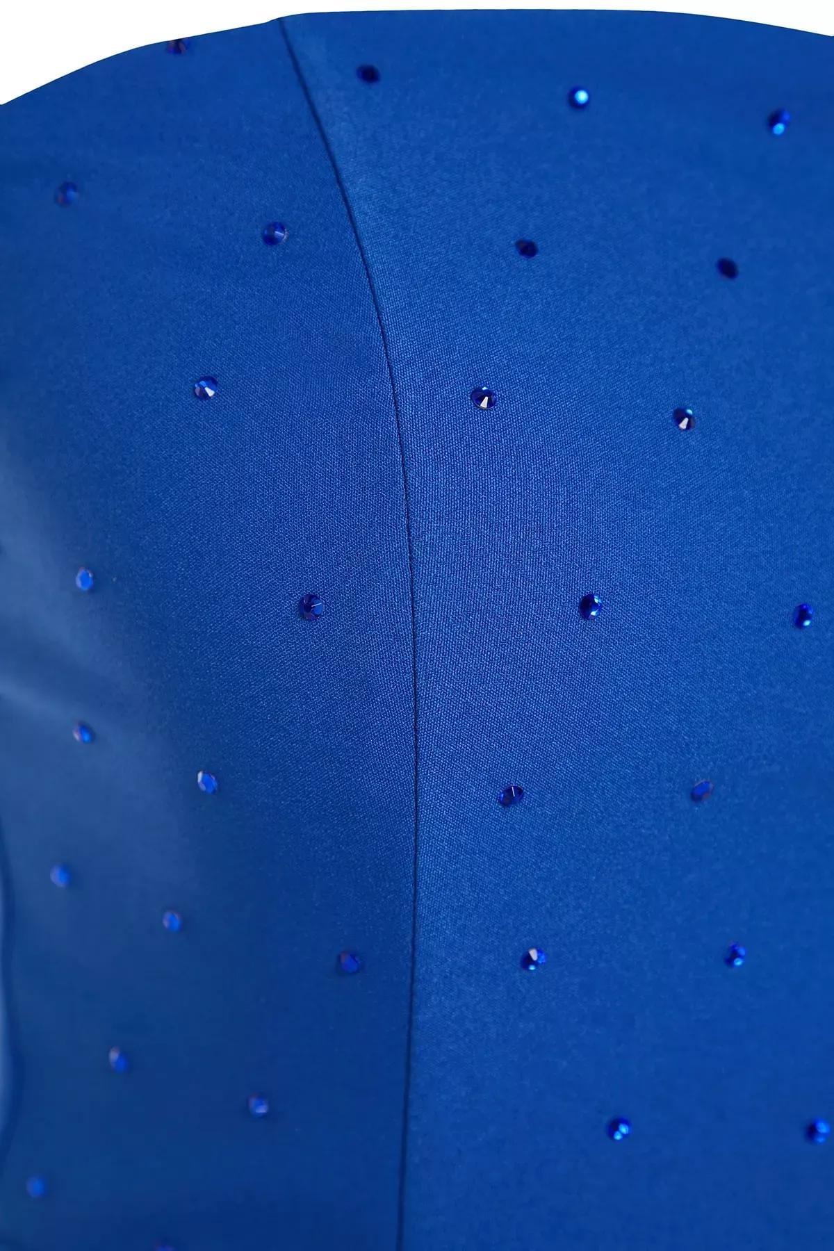 فستان بقصة ضيقة، كحلي, Dark blue, large image number 6