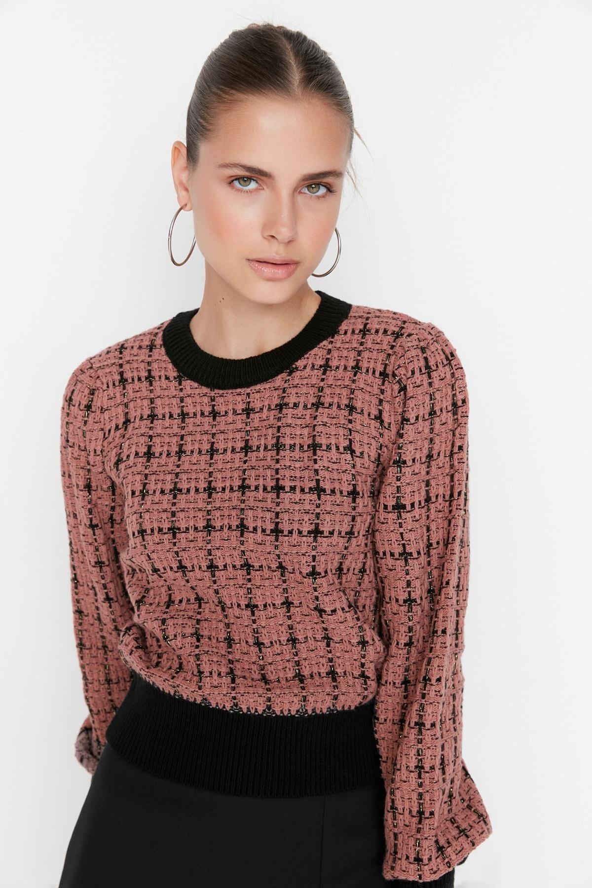 Pink Regular Sweater, Pink, large image number 1