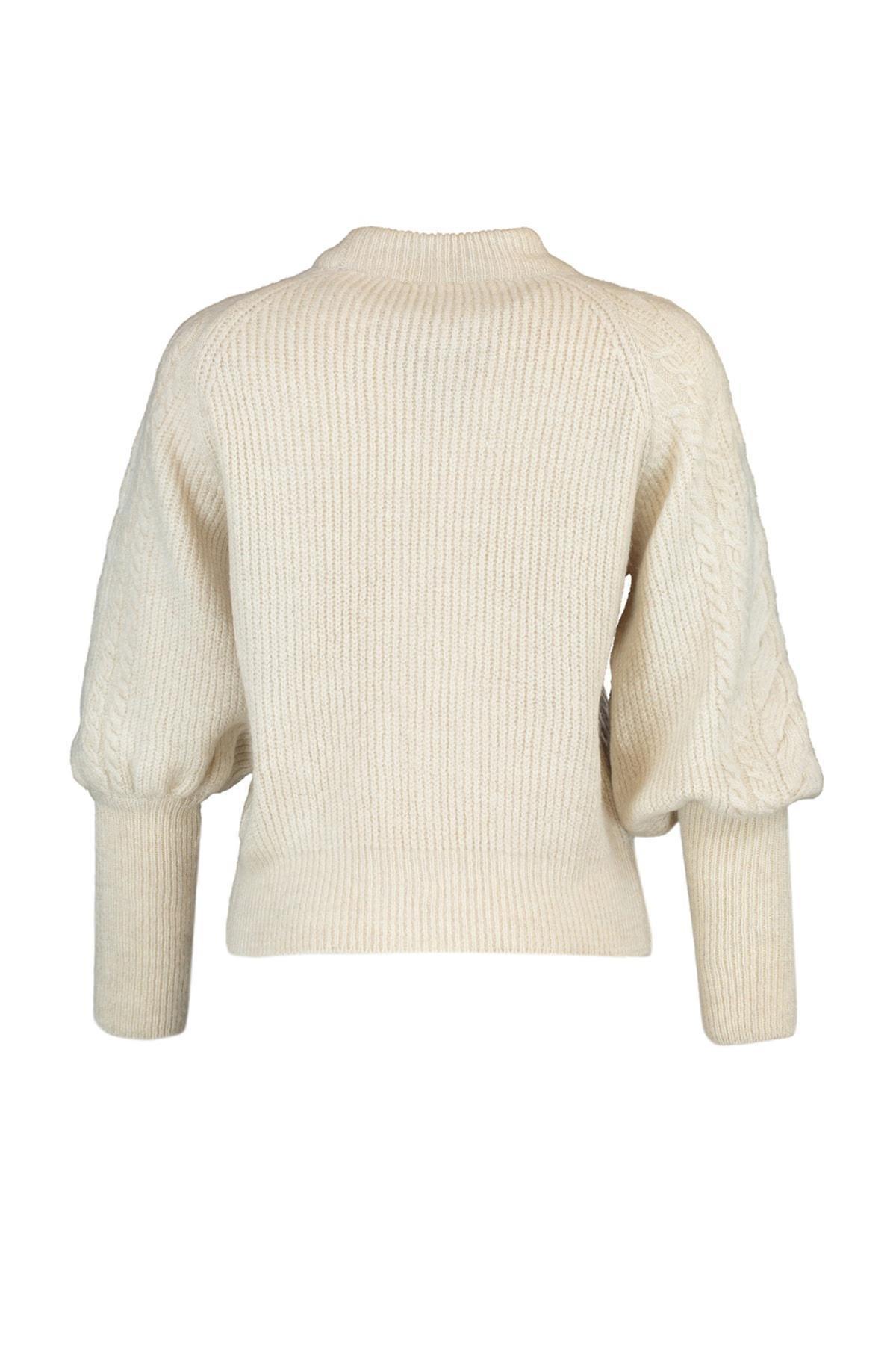 Braided Sweater, Gray, large image number 5