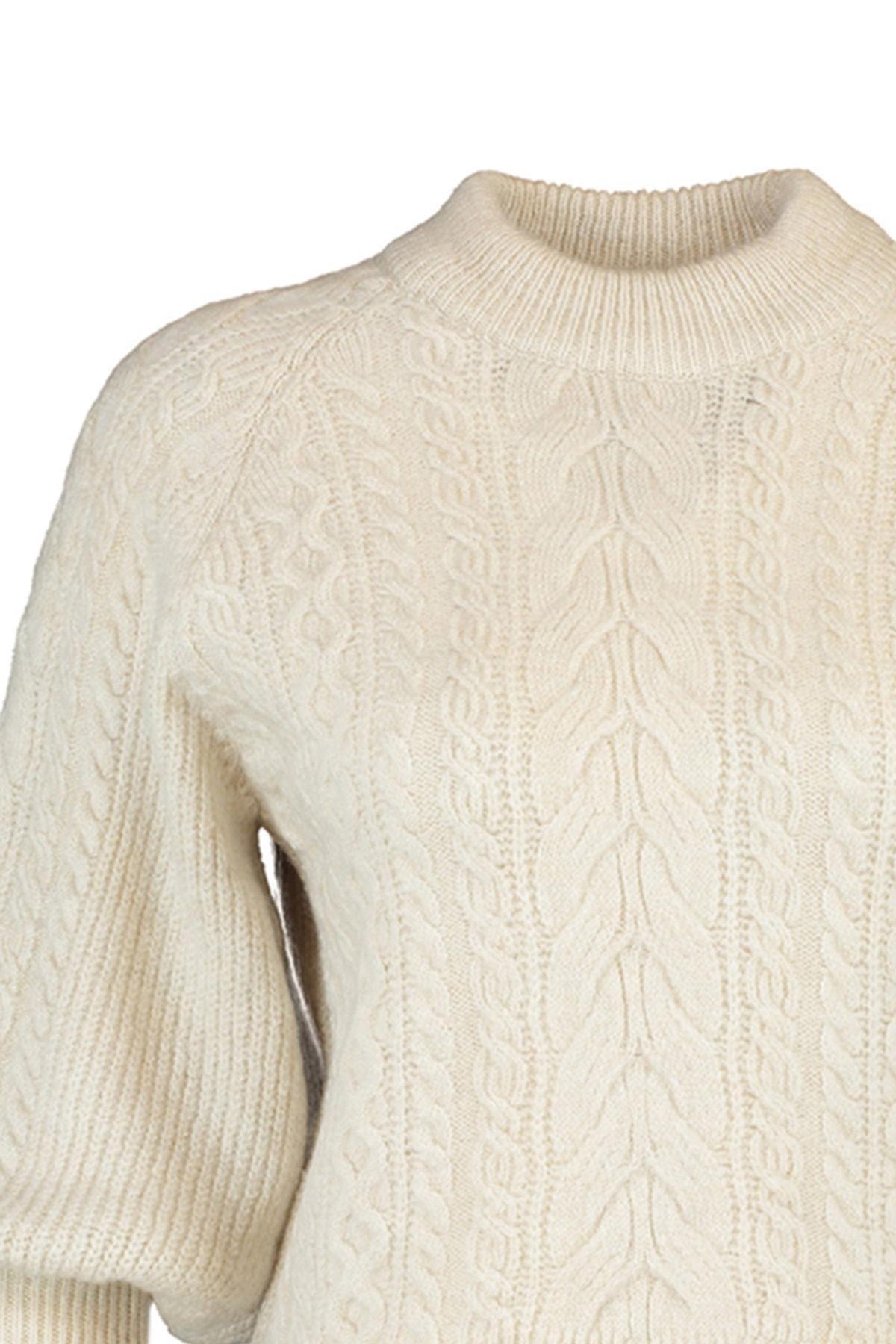 Braided Sweater, Gray, large image number 7