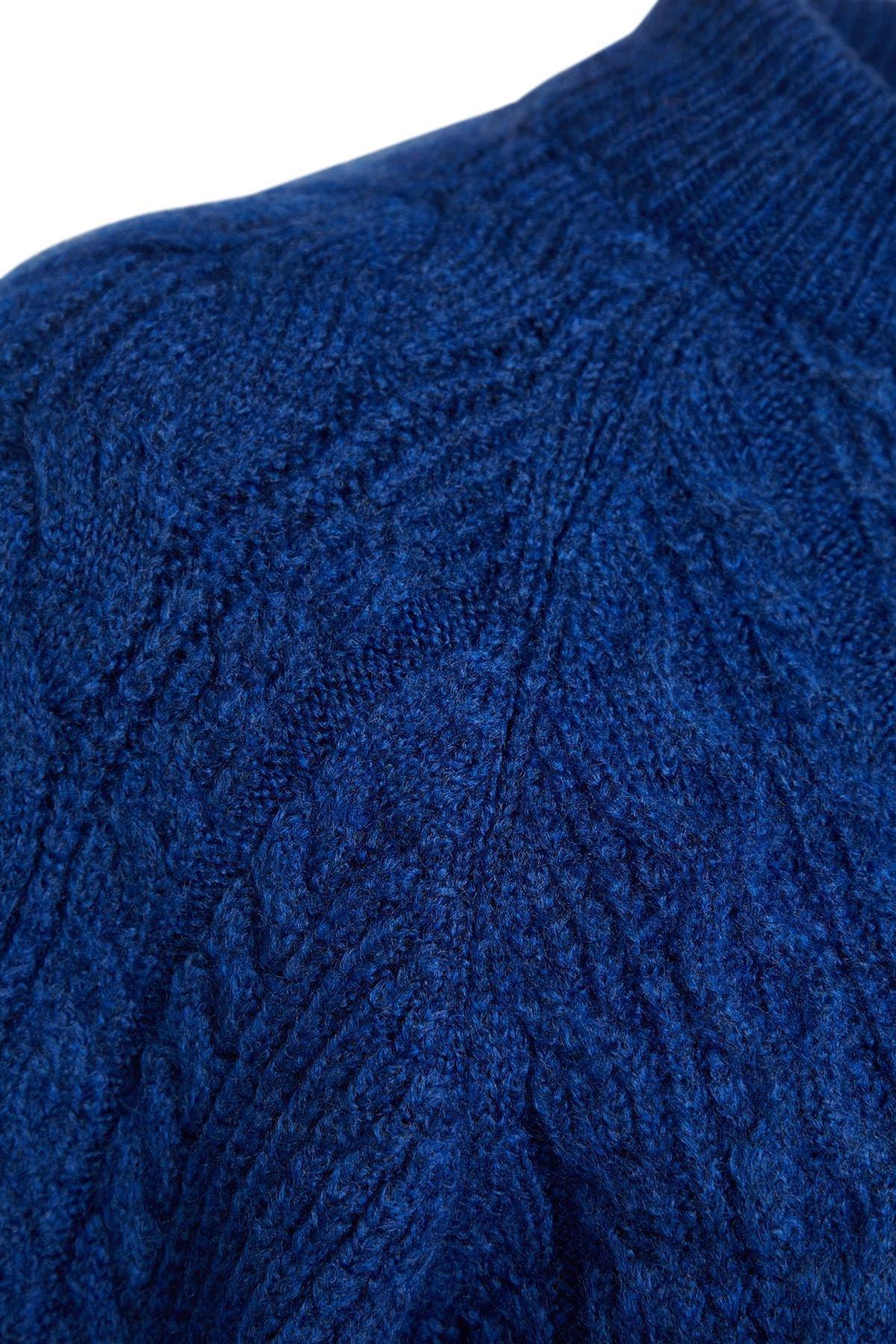 Blue Knitted Sweater, , large image number 6