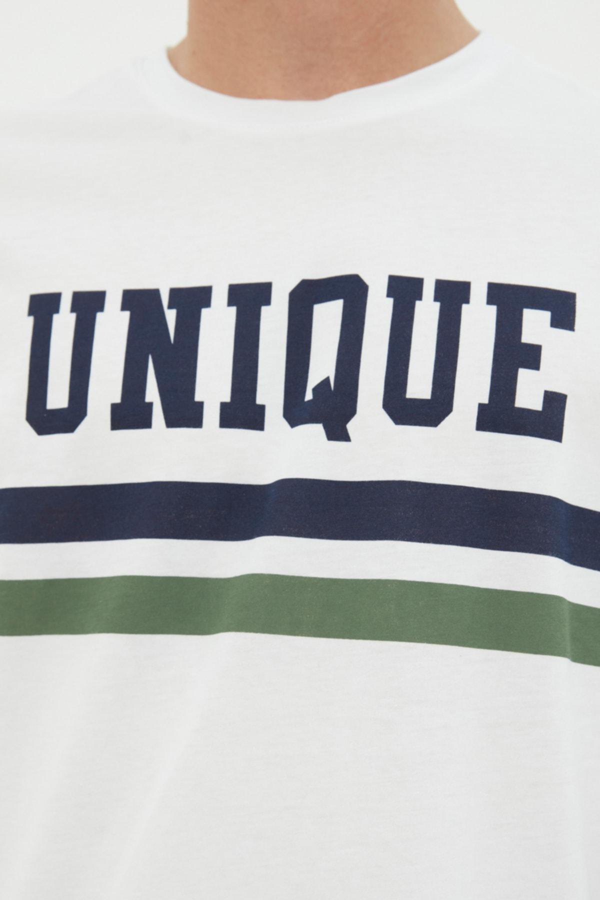 White Regular T-Shirt, , large image number 3