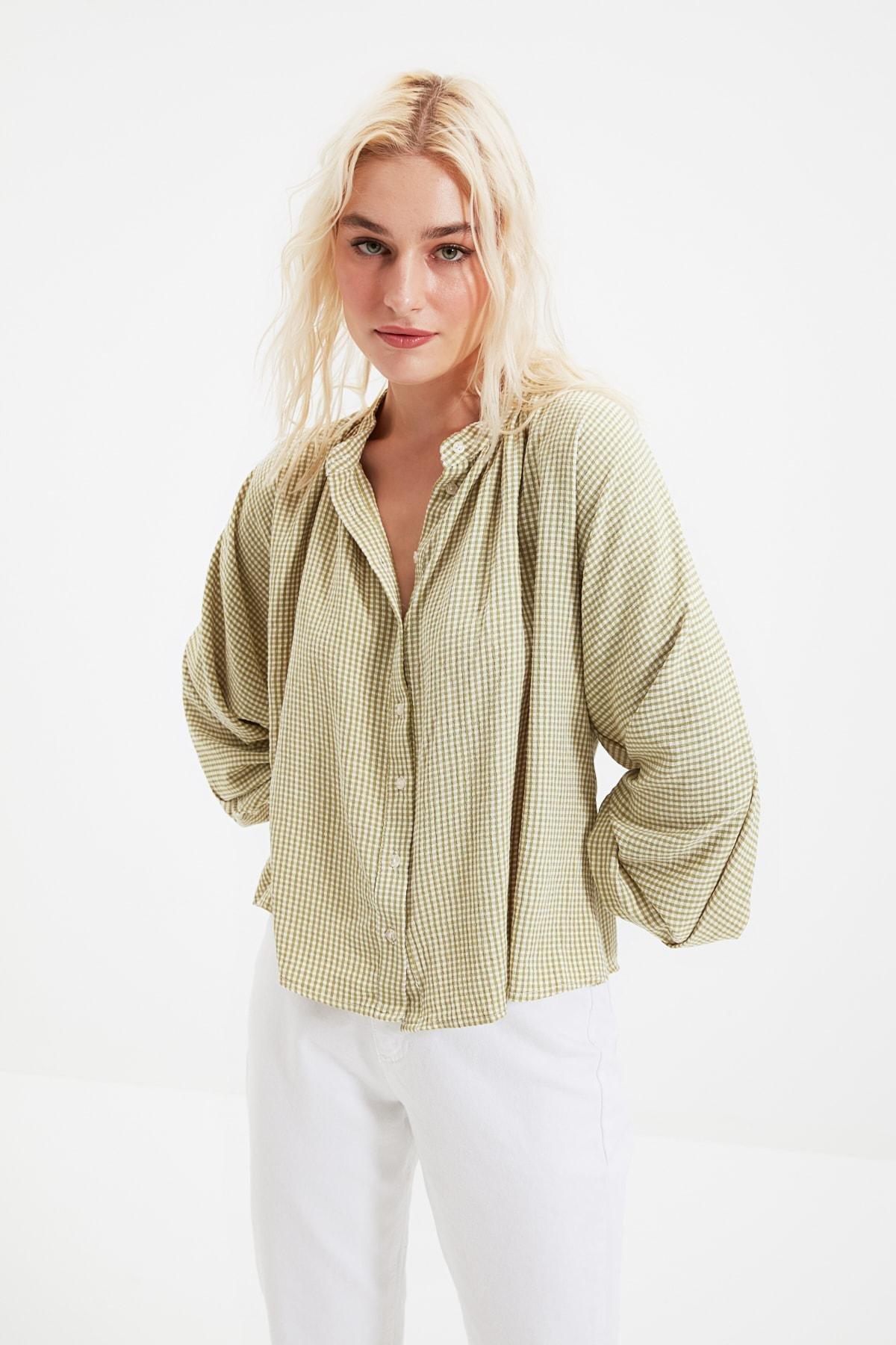 Green Plaid Shirt, , large image number 3