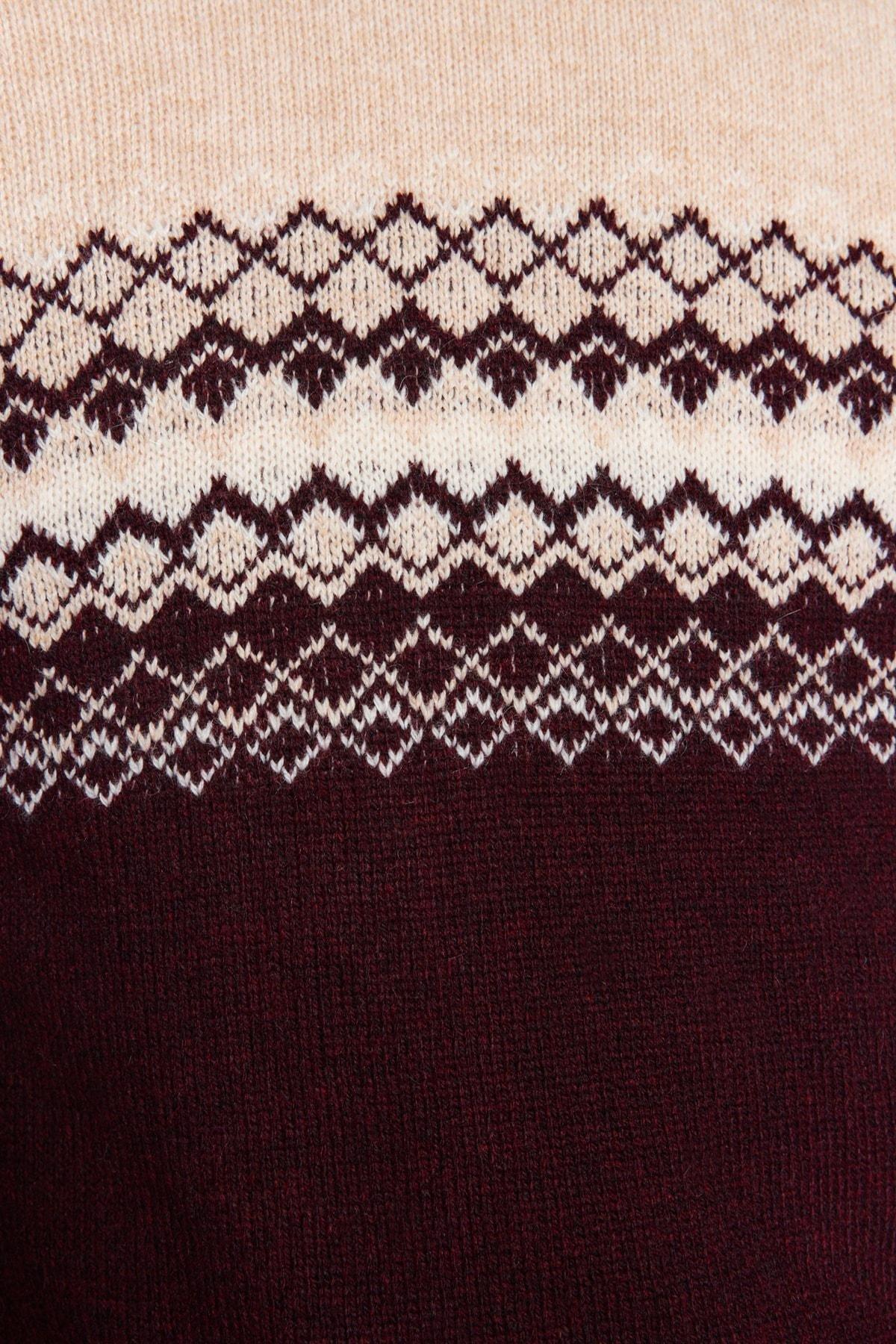 Burgundy Slim Sweater, Burgundy, large image number 5